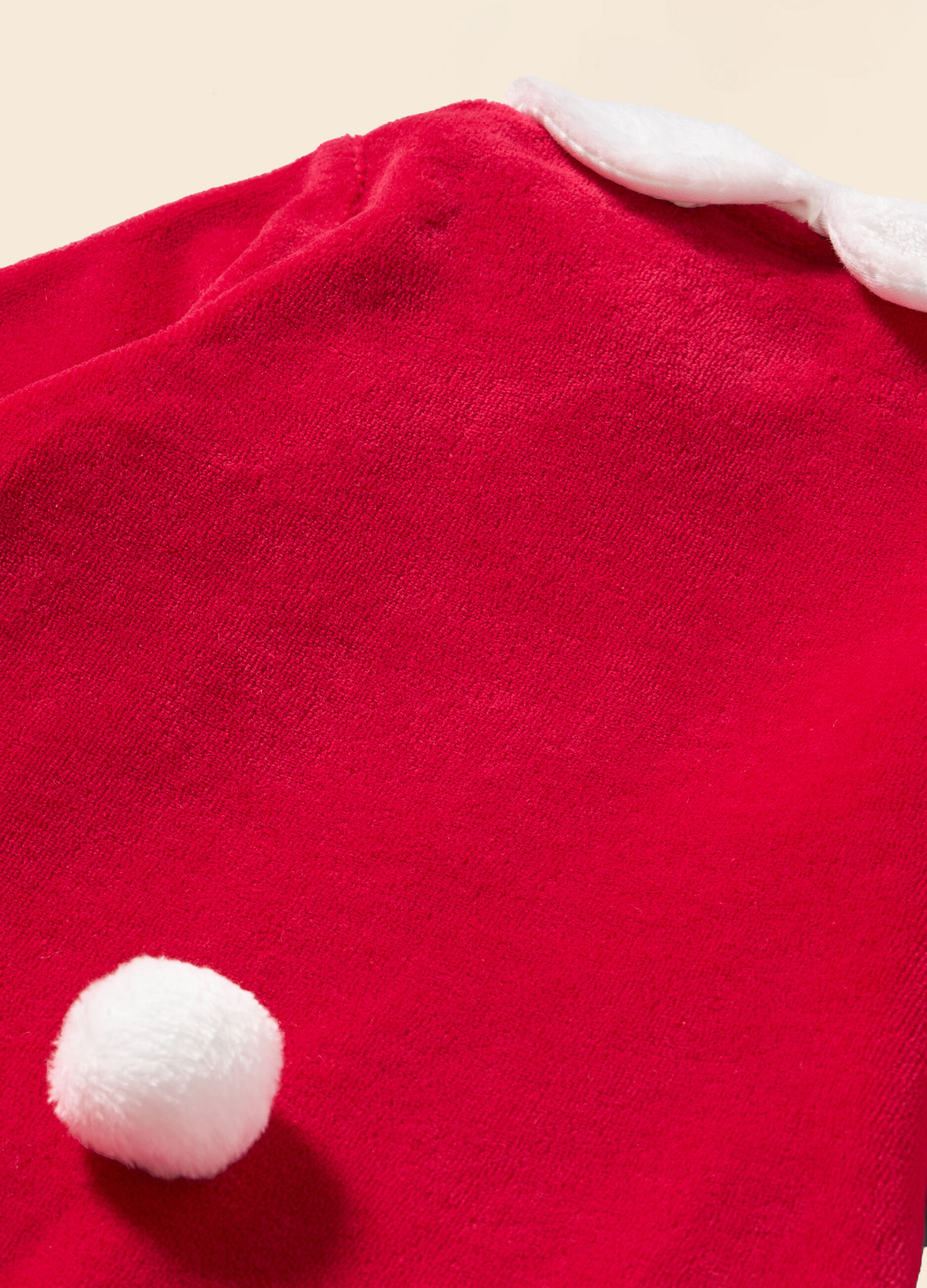 Tutina natalizia in velours di cotone IANA_1