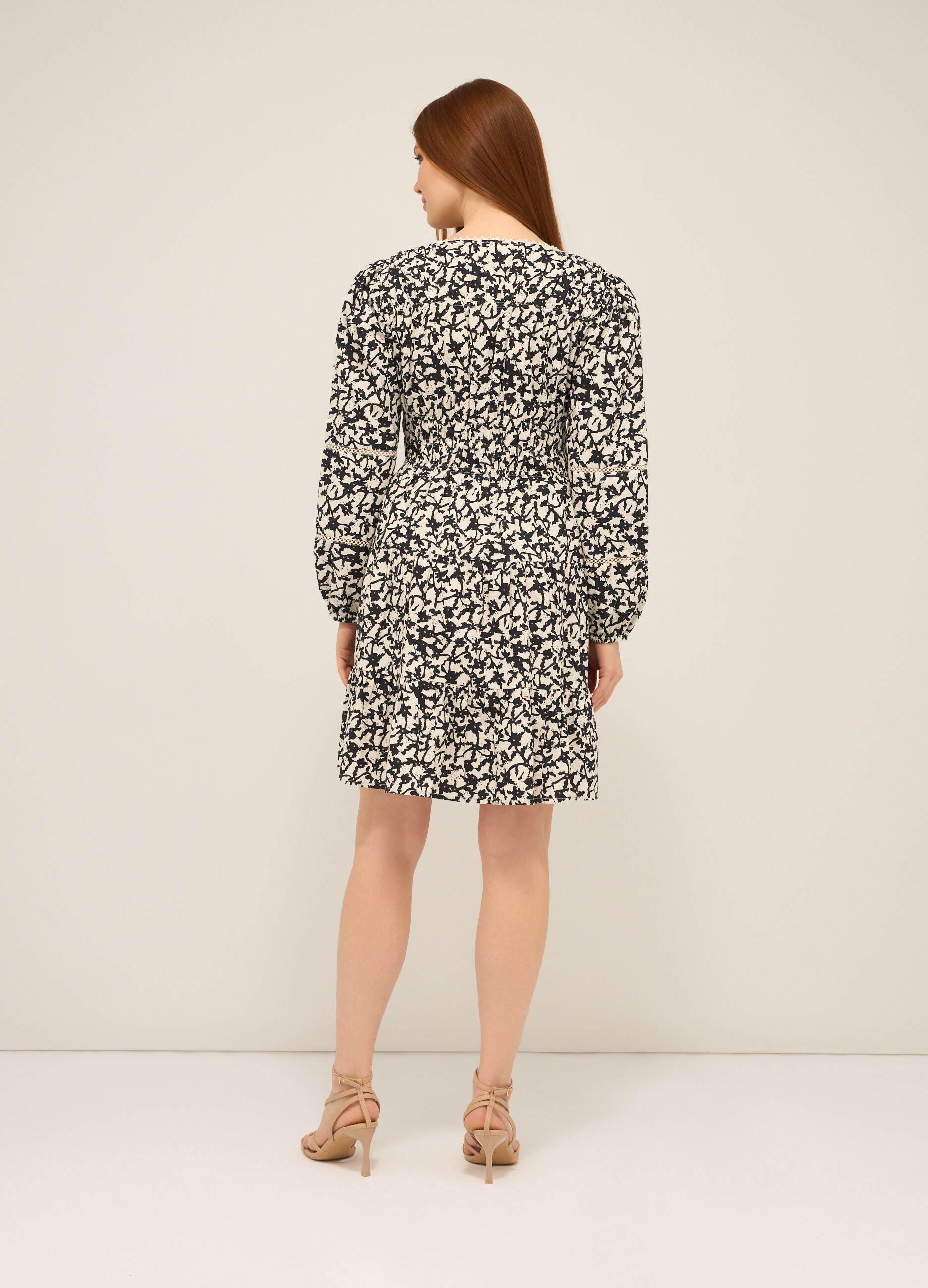Abito corto in puro cotone donna_1