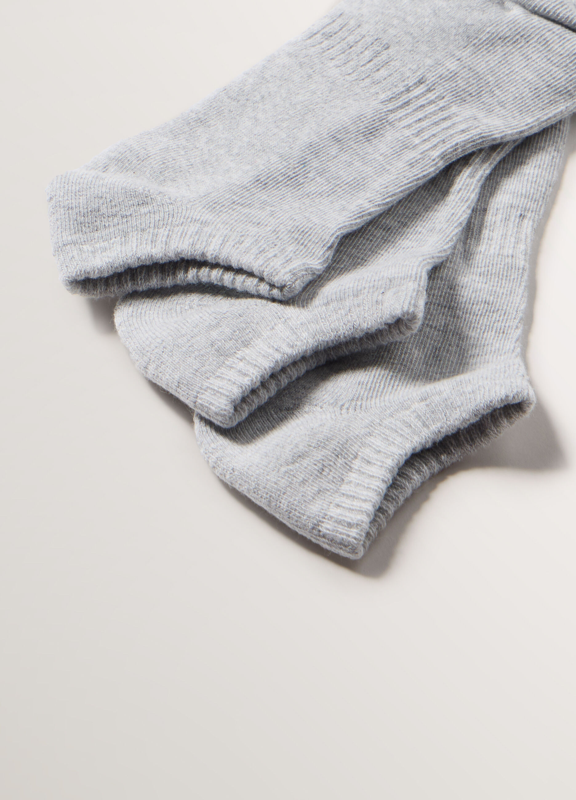 Pack 3 calze corte in misto cotone stretch donna_1