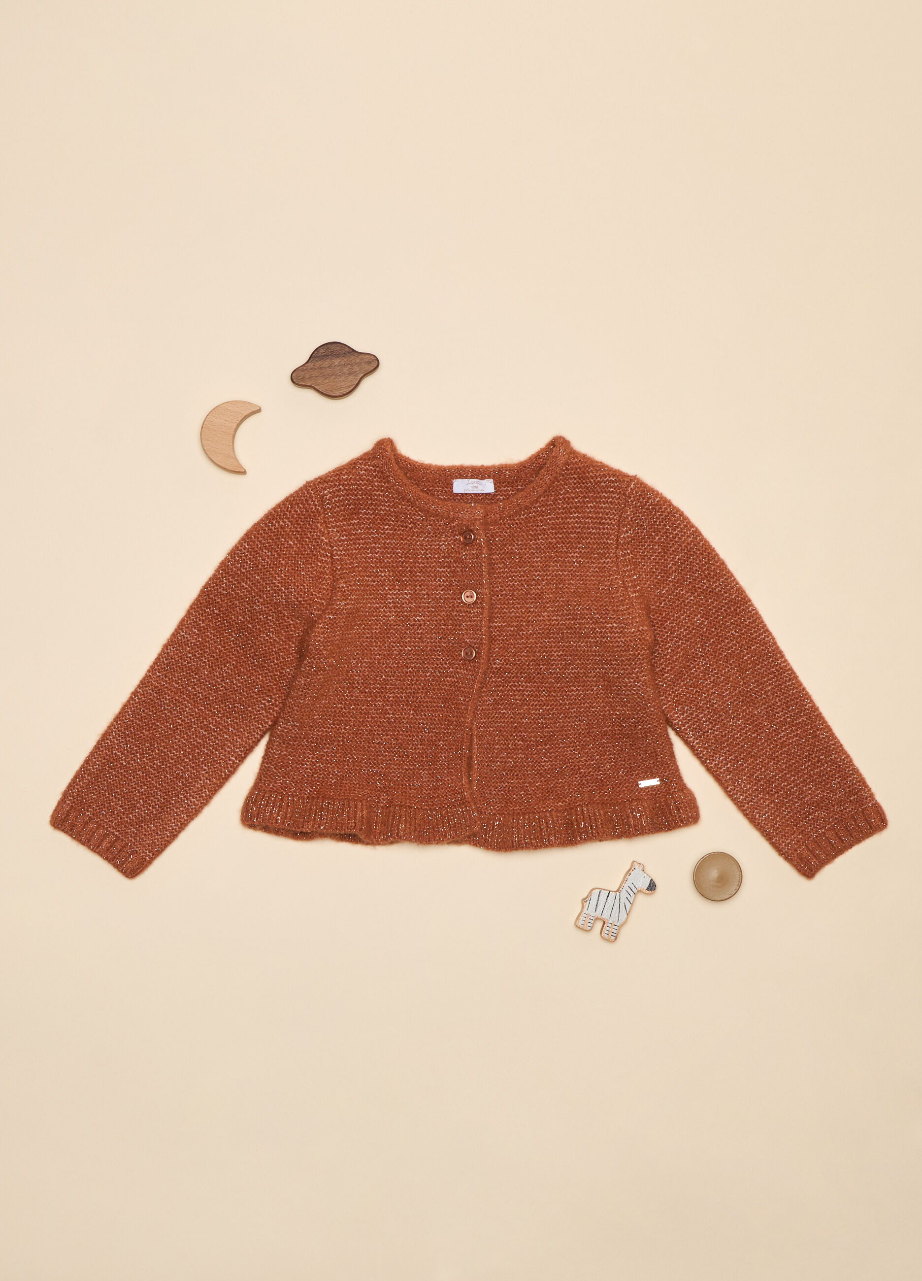 Cardigan tricot misto lana_0