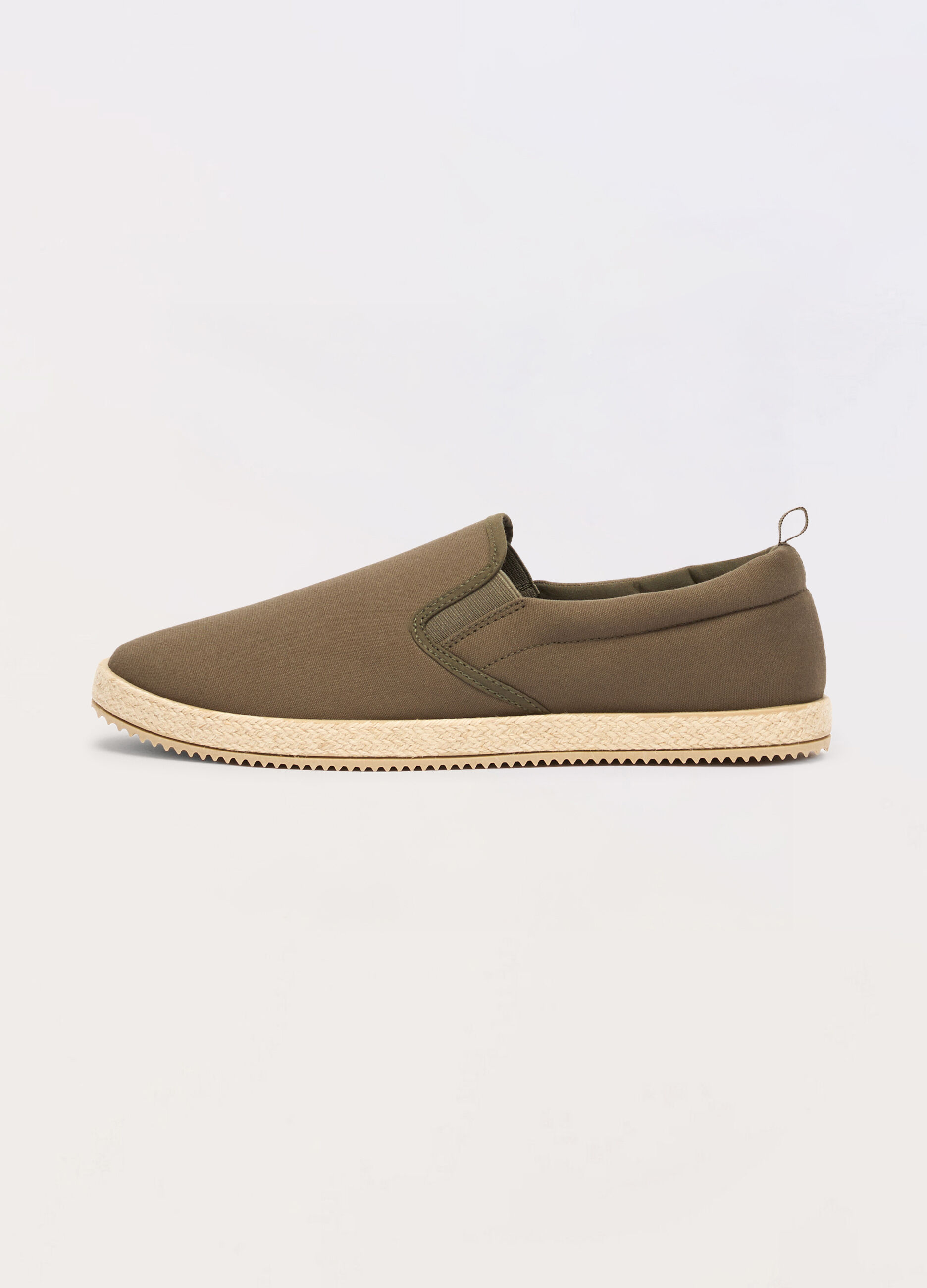 Sneaker slip-on con suola in corda uomo_0
