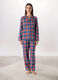 Set pigiama in flanella di puro cotone donna_0