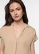 Blusa fit regular in twill di pura lyocell donna_2
