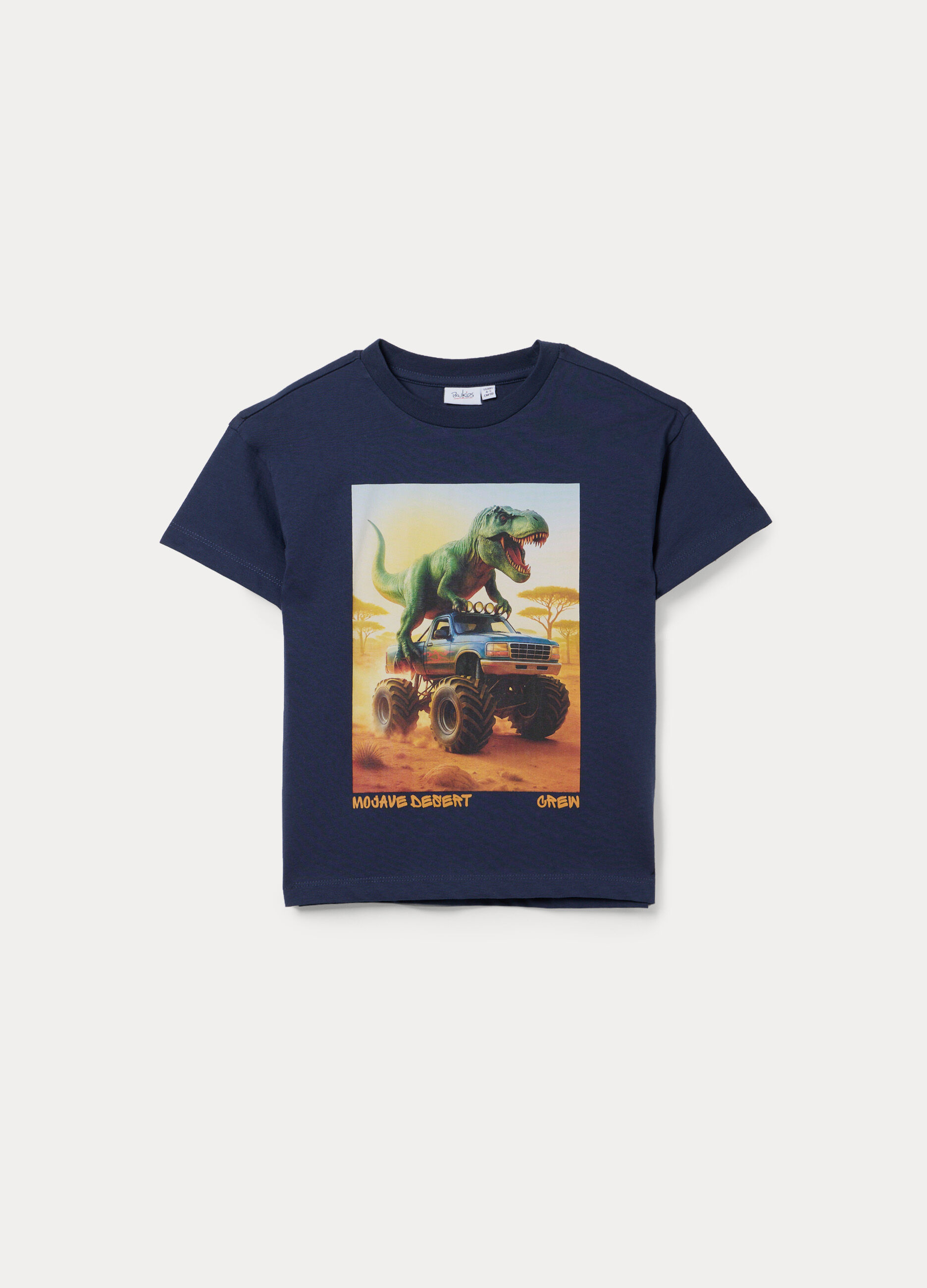 T-shirt girocollo in jersey di puro cotone bambino_0