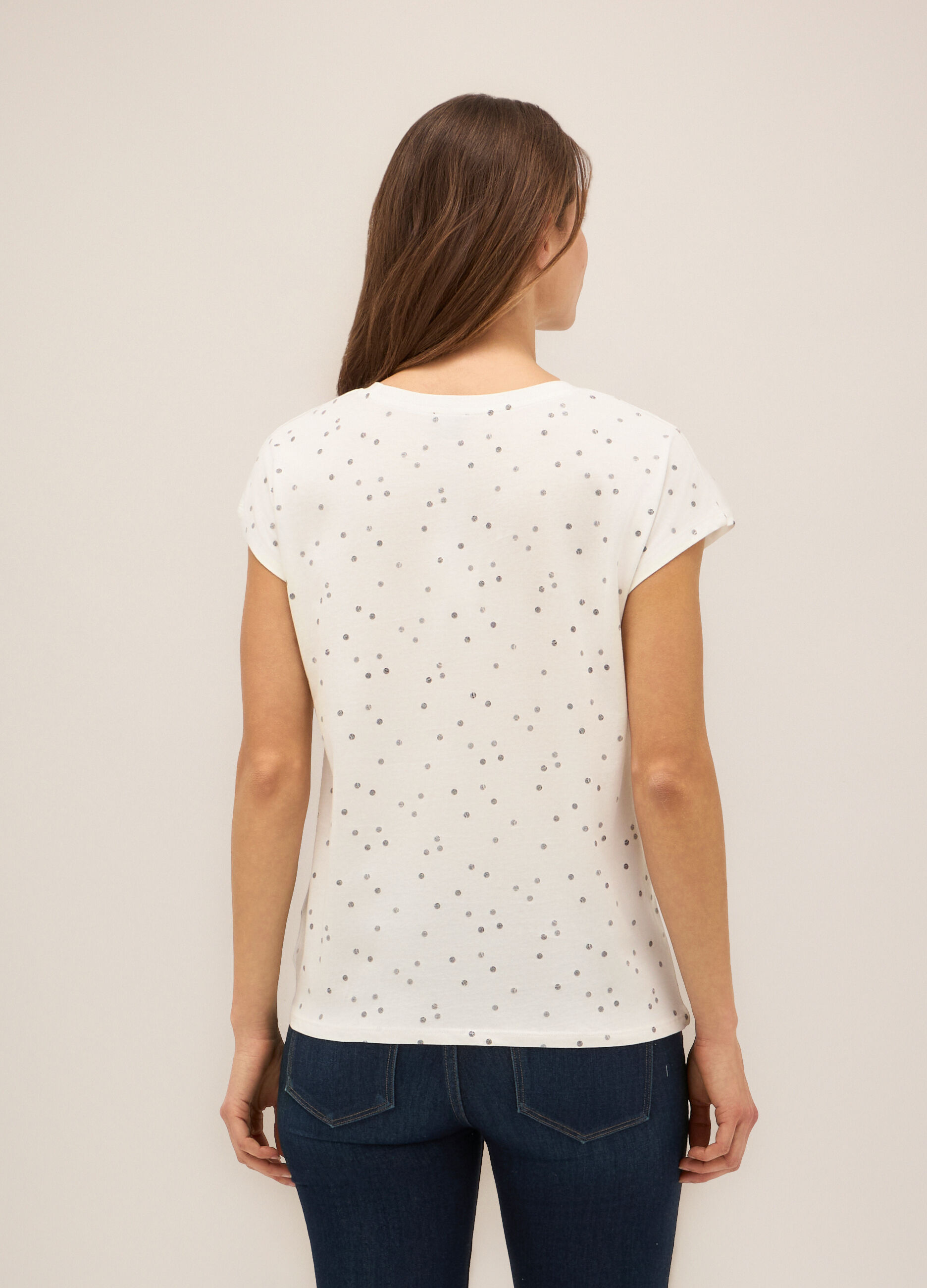 T-shirt in puro cotone donna_1