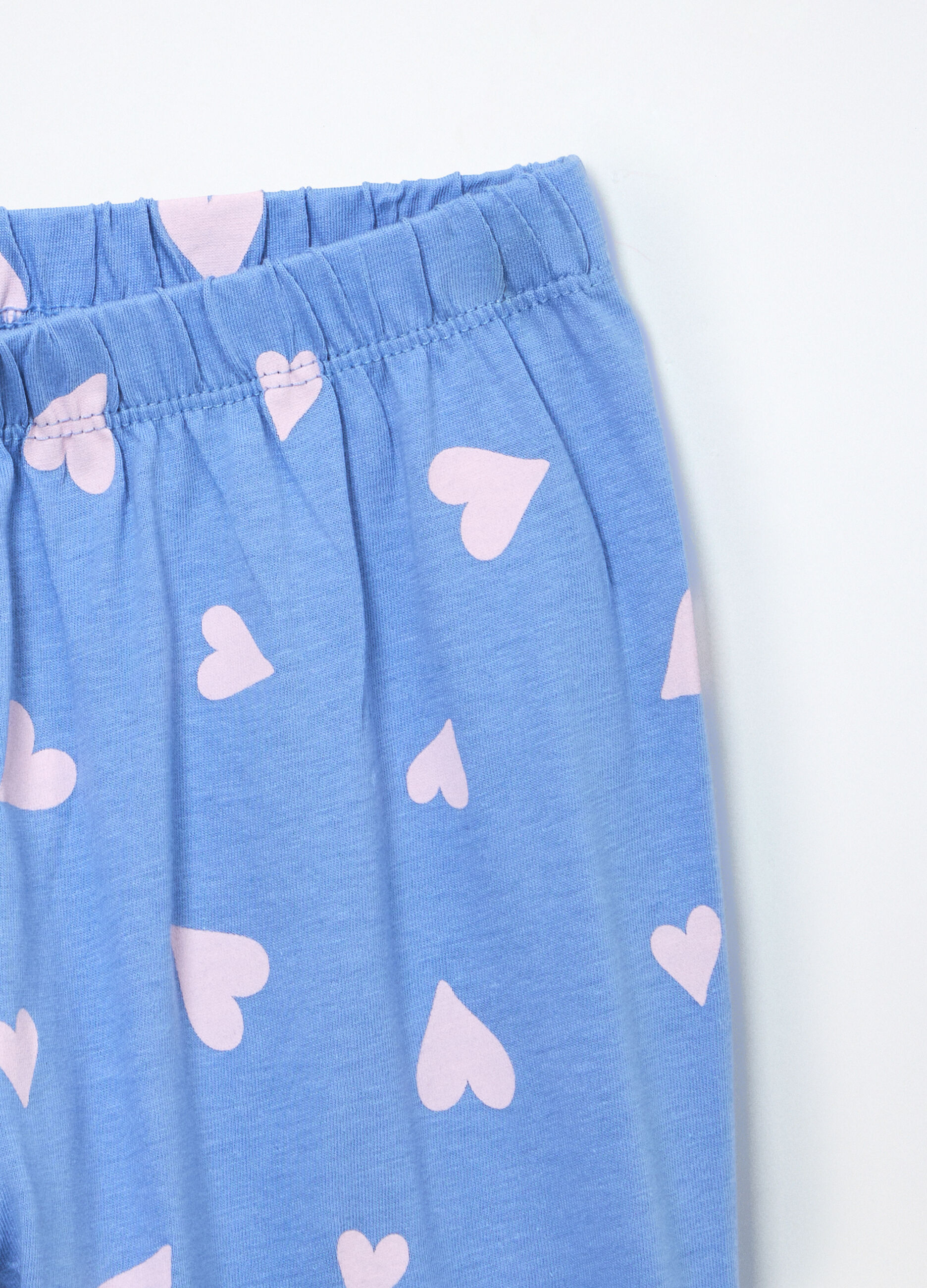 Set pigiama lungo in puro cotone bambina_3