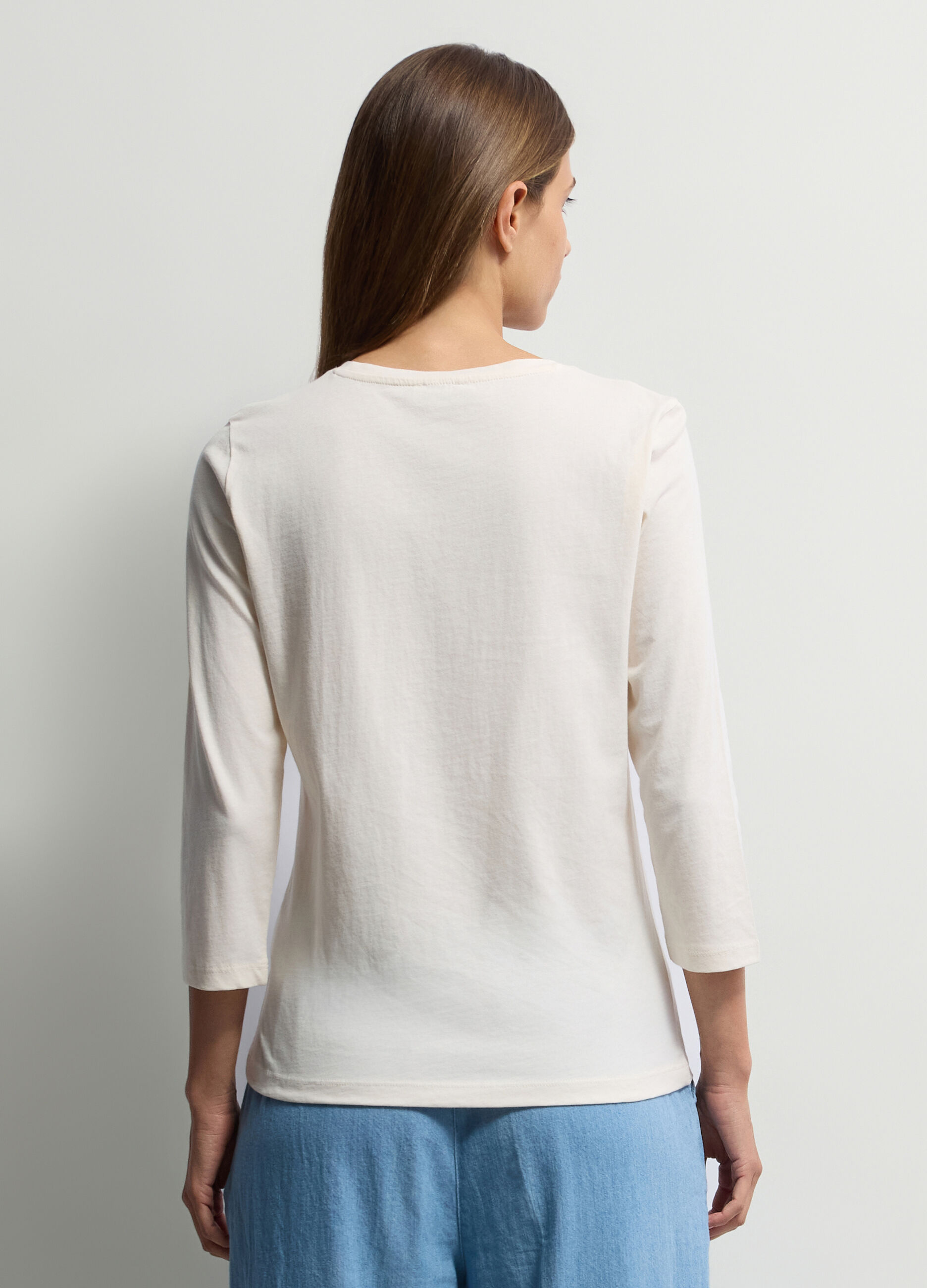 T-shirt girocollo donna_1