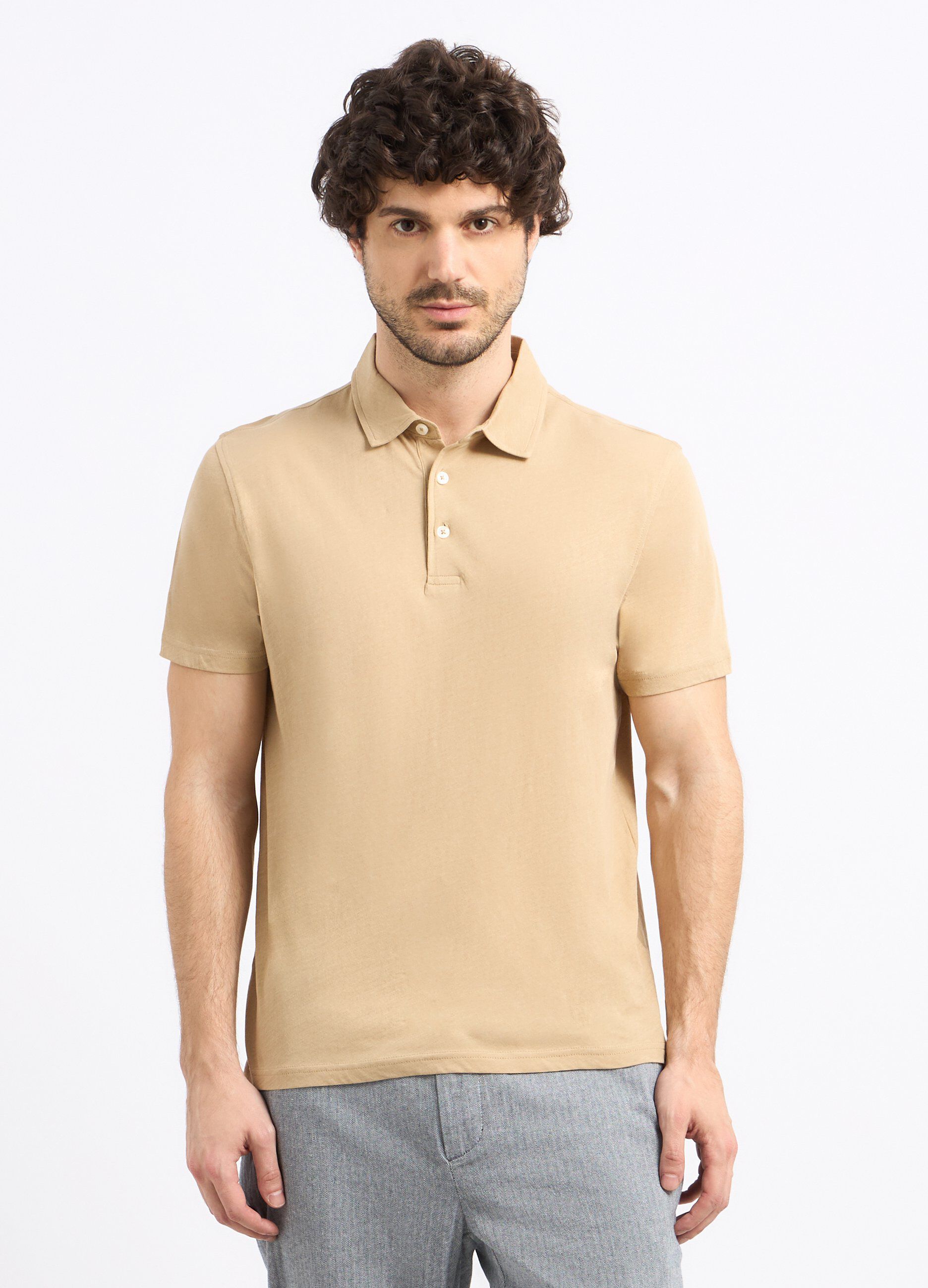 Polo in puro cotone uomo_0