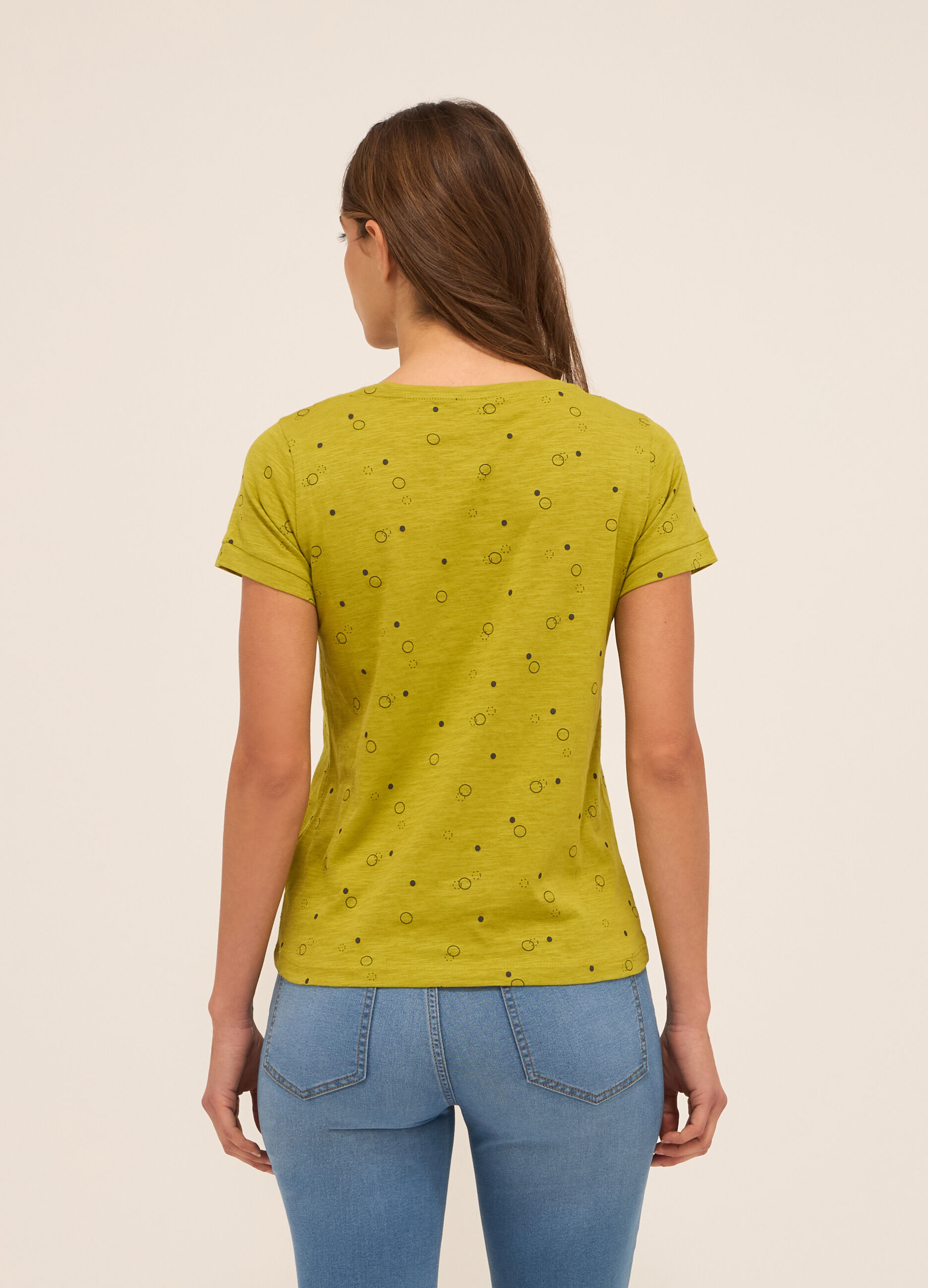 T-shirt in puro cotone donna_1