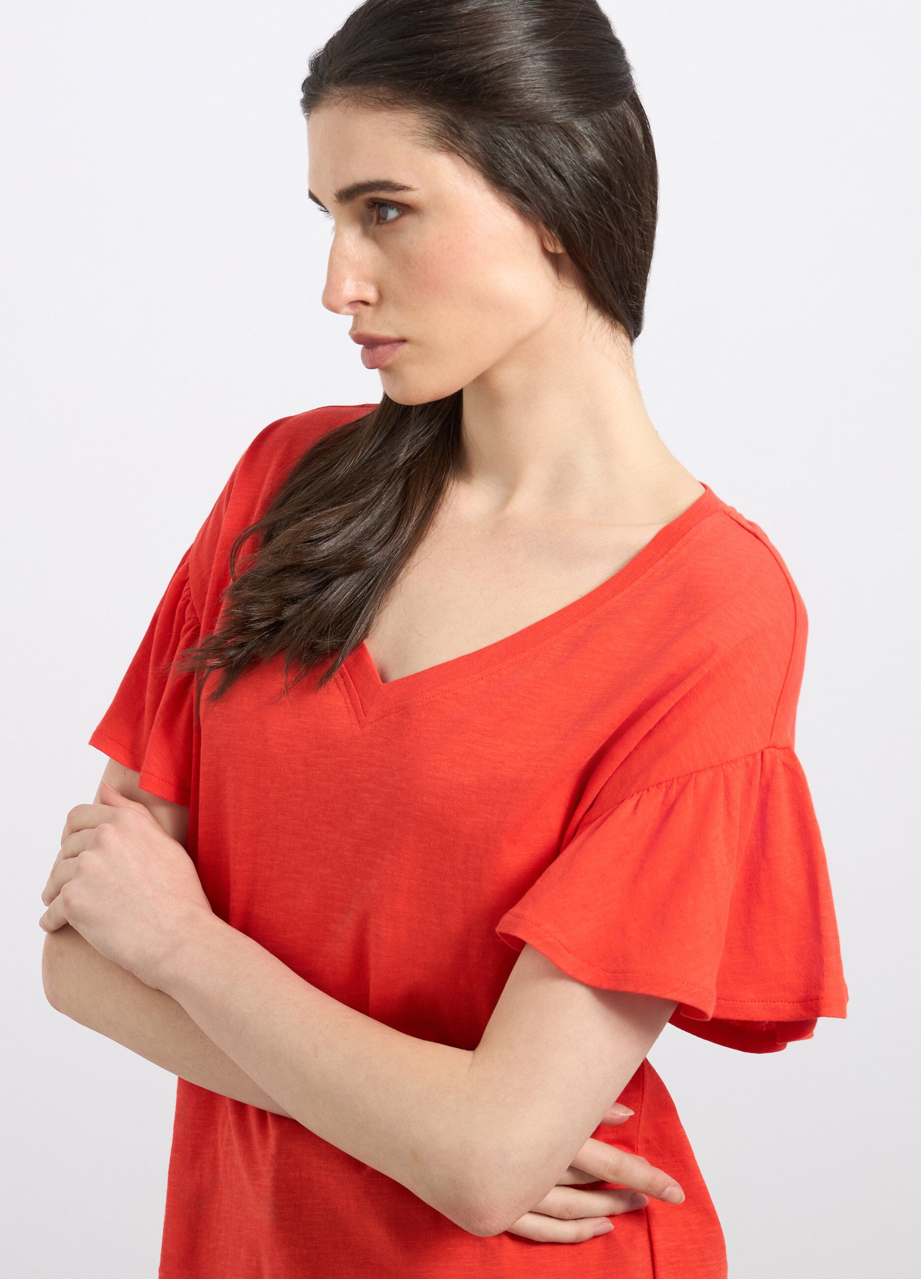 T-shirt in puro cotone donna_2