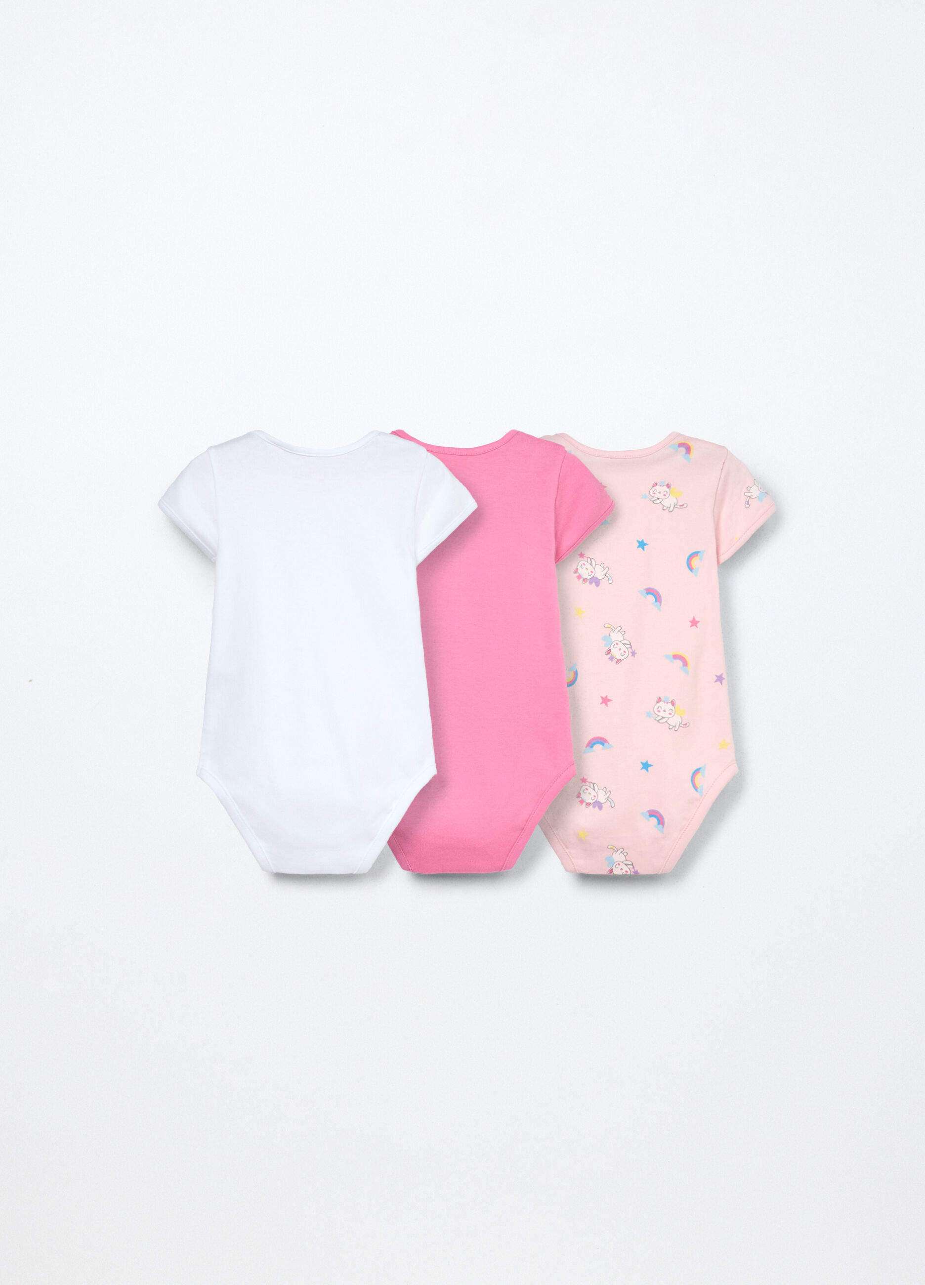 Pack 3 body in interlock di puro cotone neonata_1