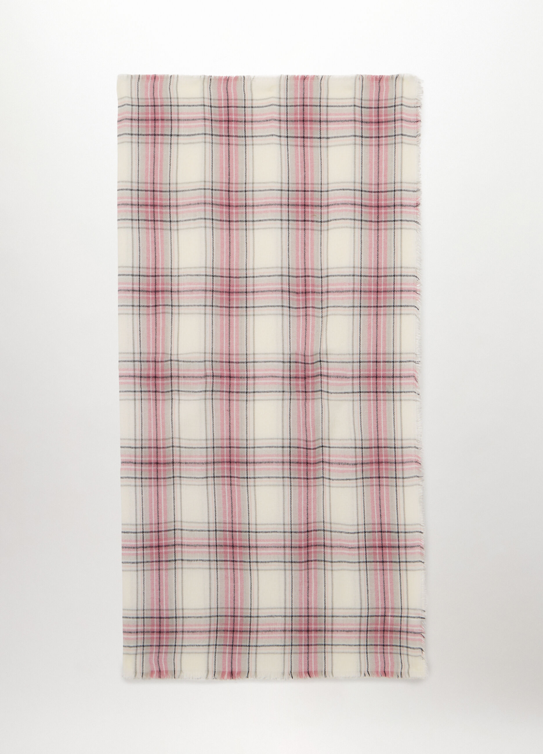 Sciarpa tartan sfrangiata_0