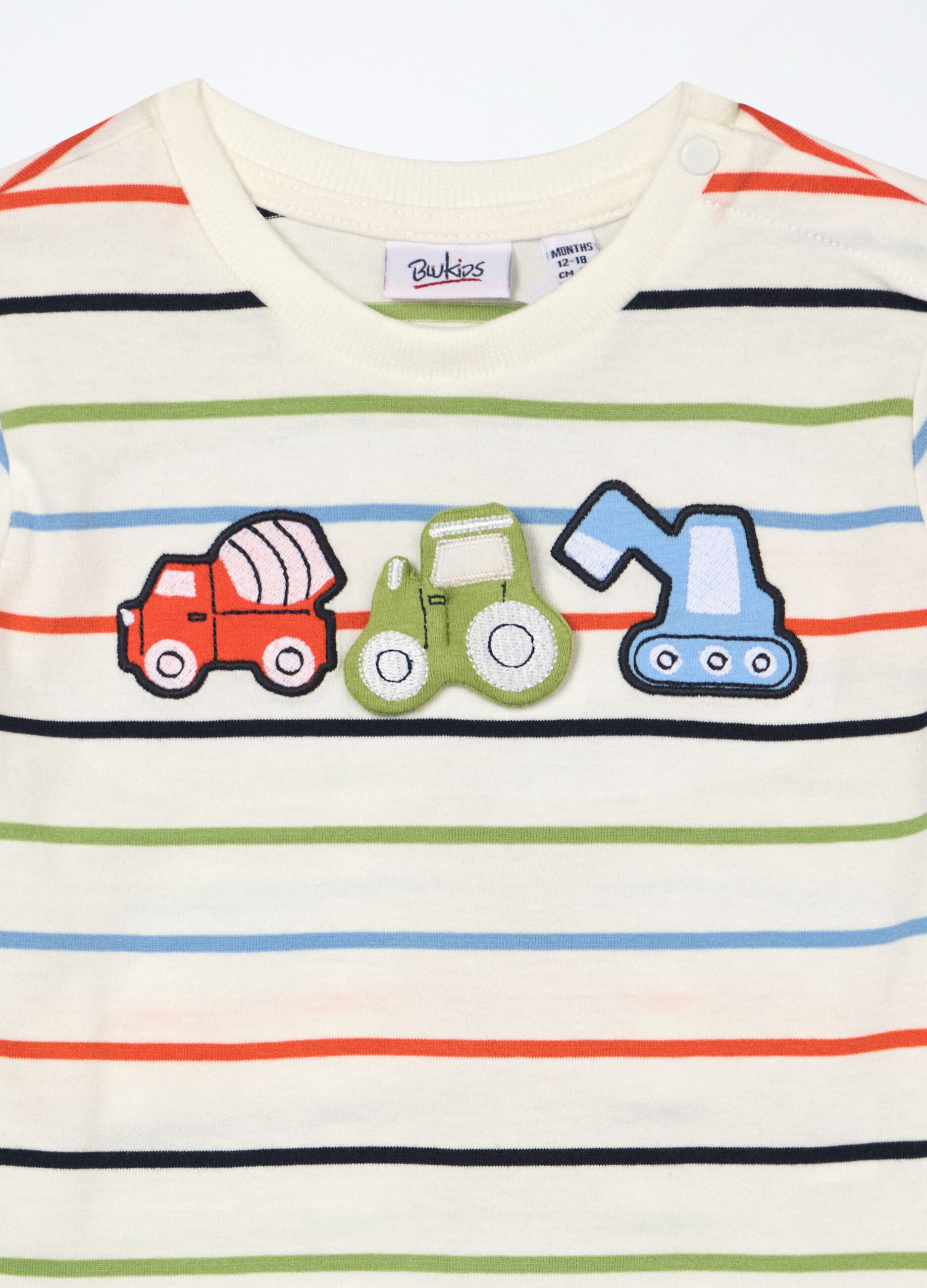 T-shirt in jersey di puro cotone neonato_2