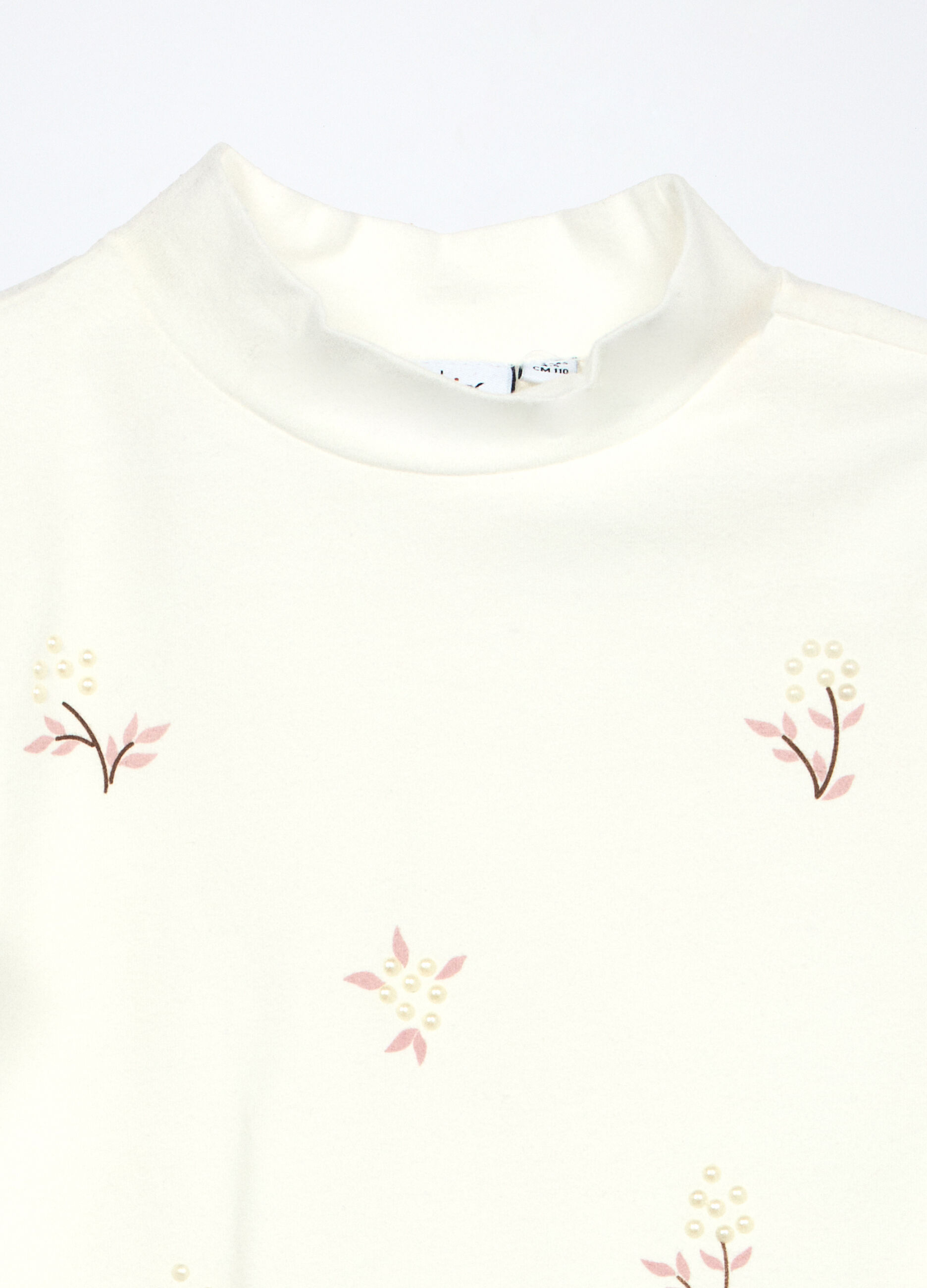 Lupetto in jersey di cotone stretch bambina_2