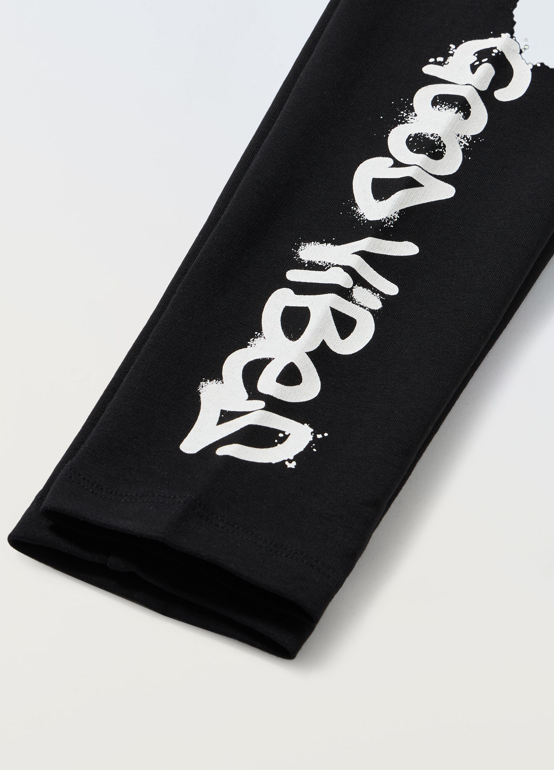 Leggings in cotone stretch ragazza_1