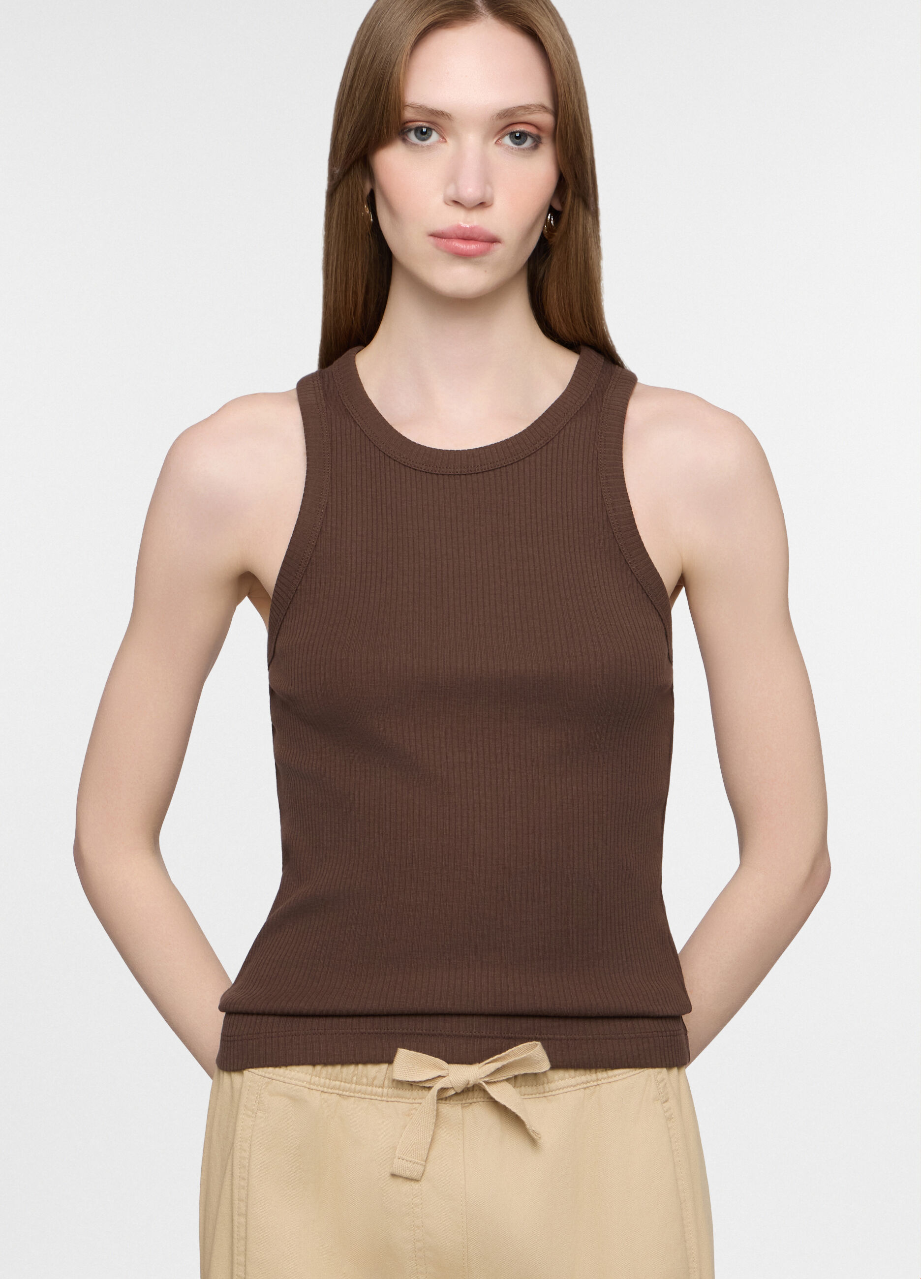 Canotta girocollo donna_0