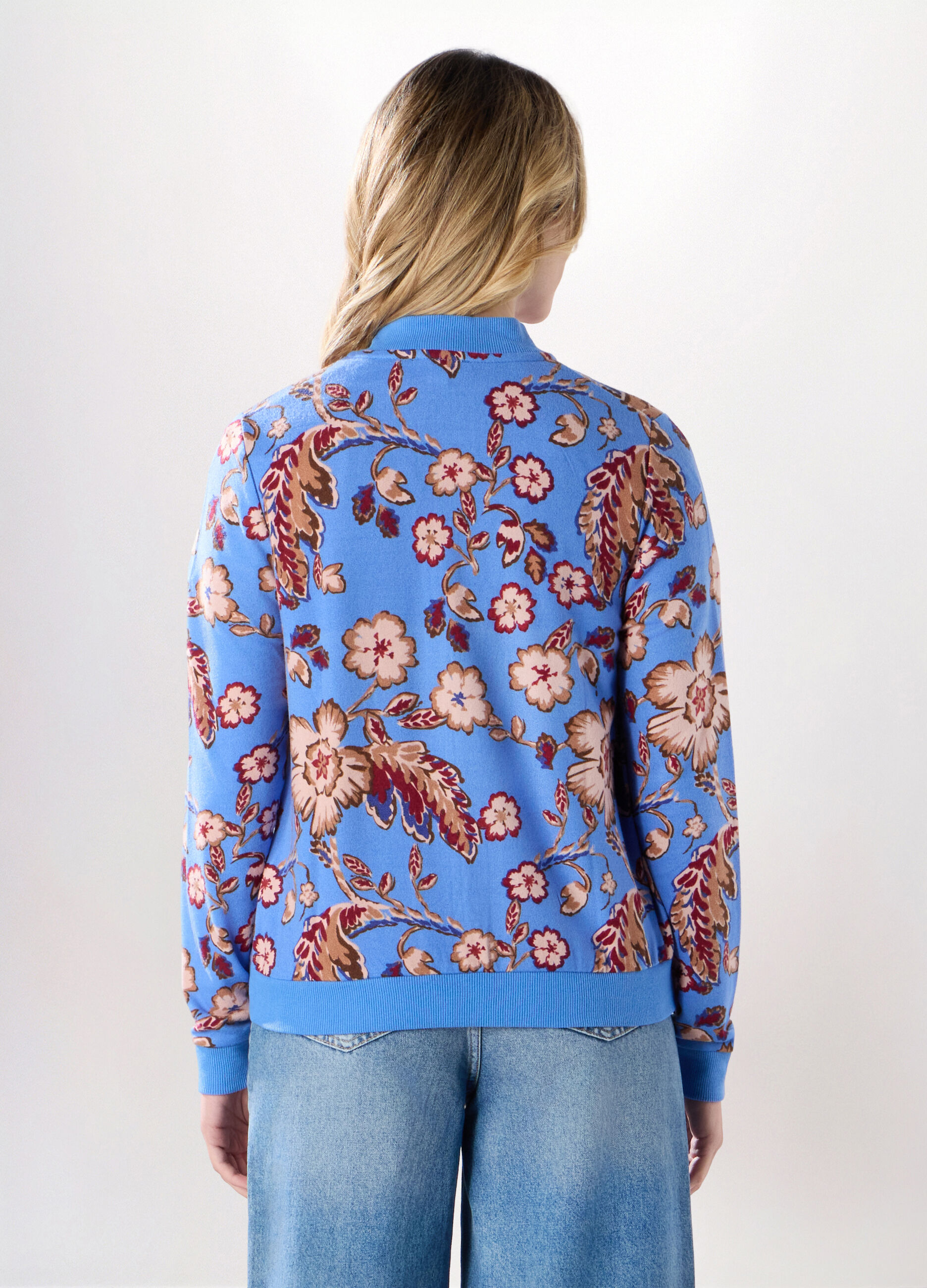 Cardigan con zip donna_1