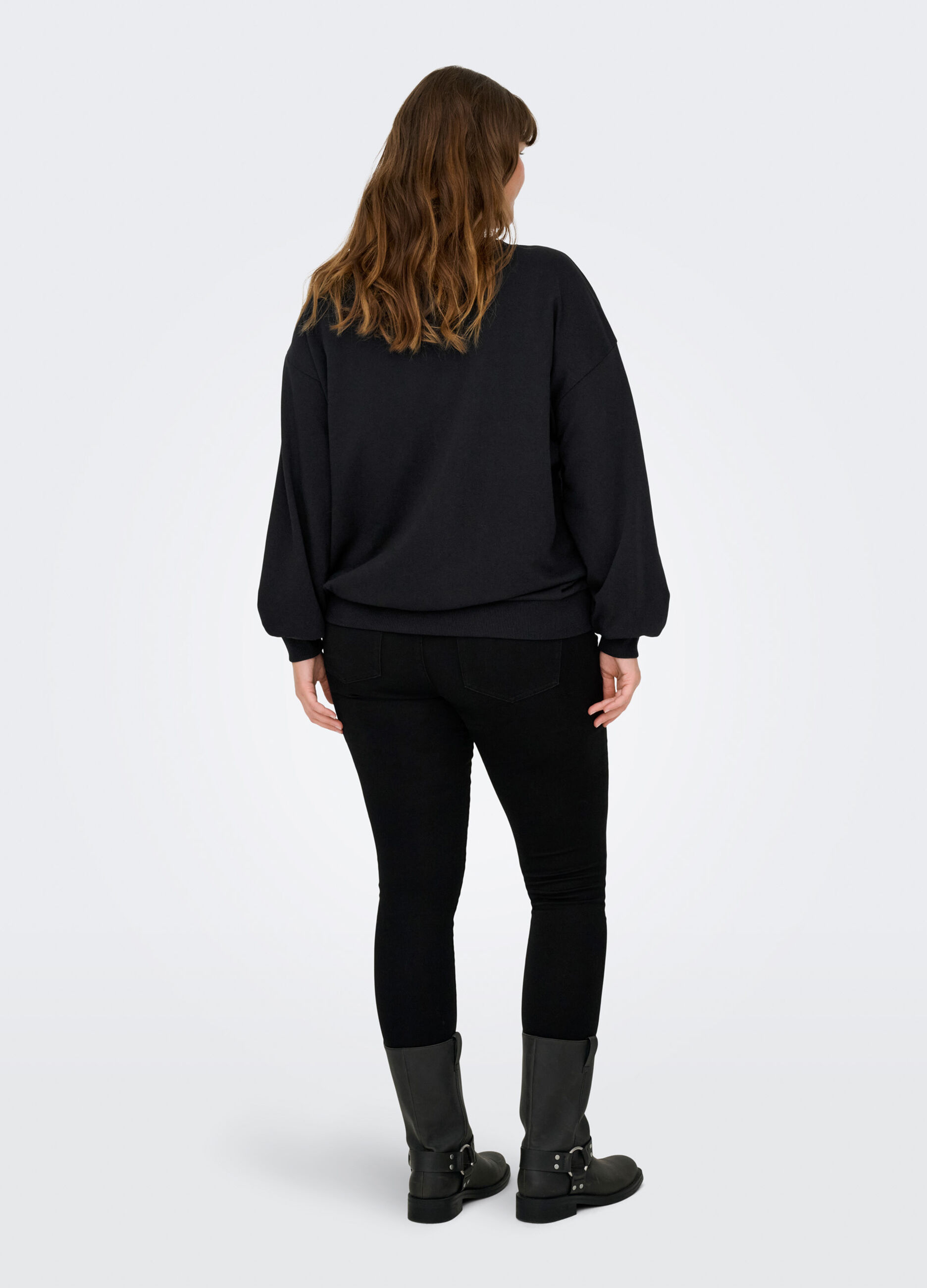 Felpa a maniche lunghe regular fit_1