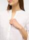 Camicia fit regular con collo coreano in puro lino donna_2