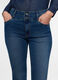 Pantaloni in denim misto cotone donna_2