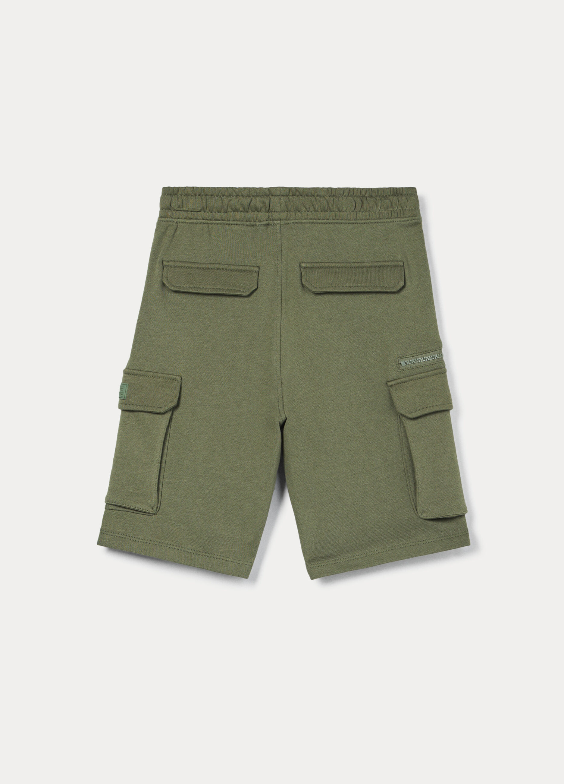 Shorts in french terry di puro cotone ragazzo_1