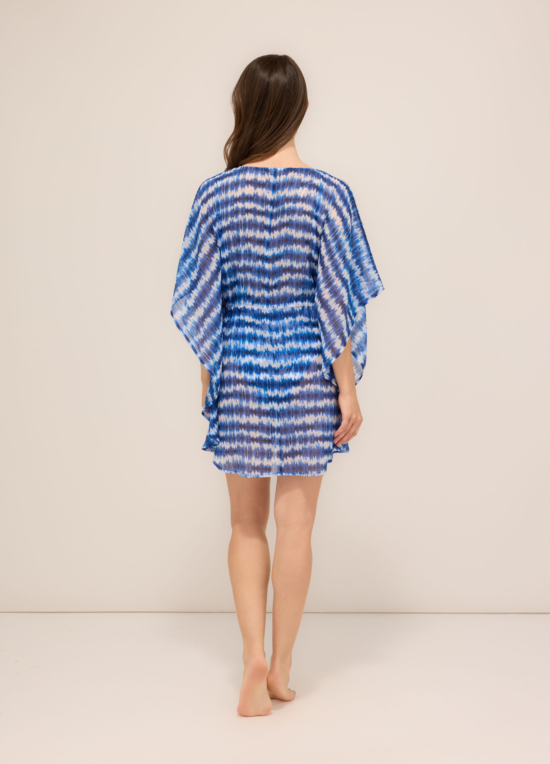 Copricostume in chiffon donna_1