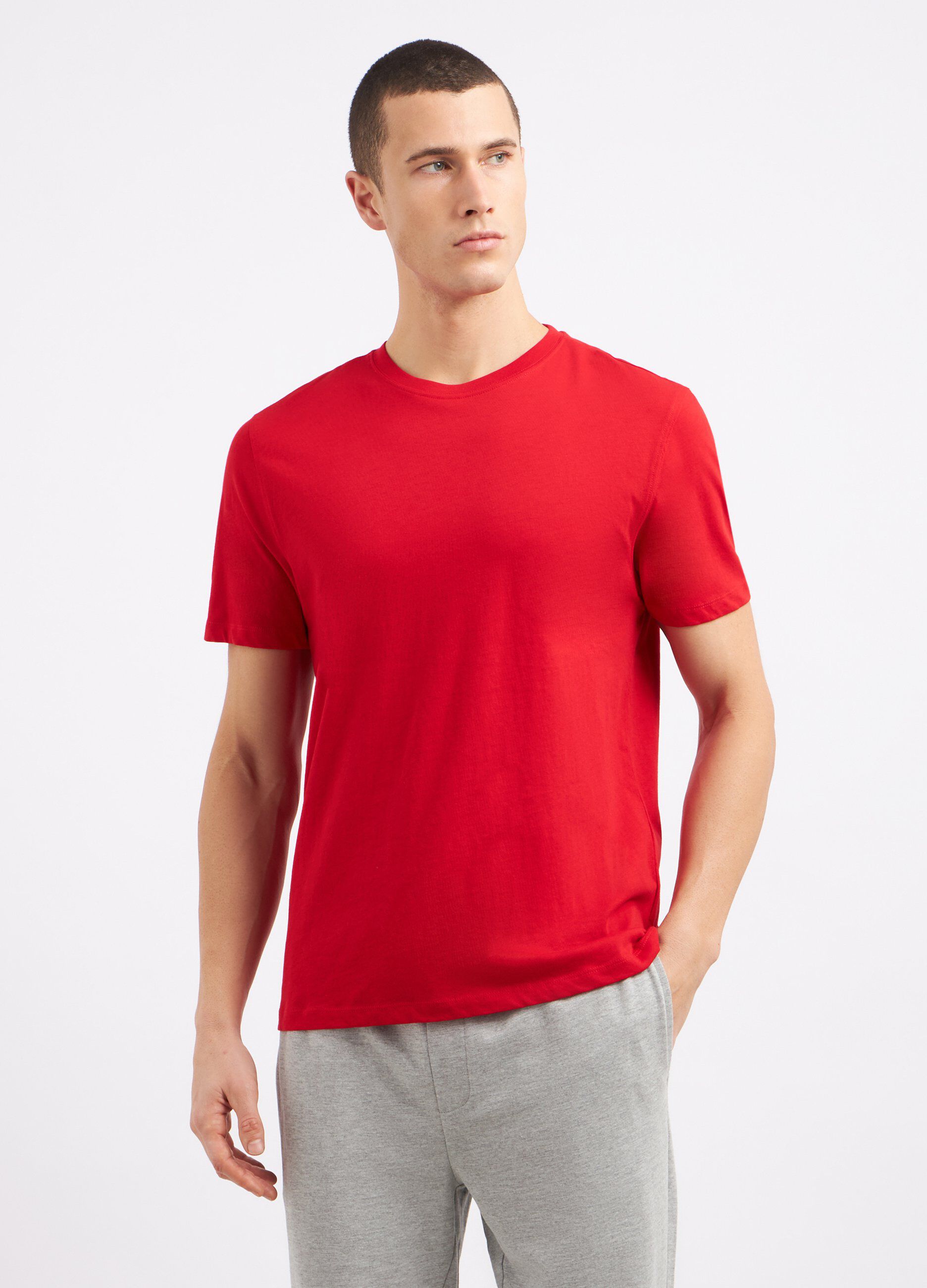 T-shirt in puro cotone uomo_0
