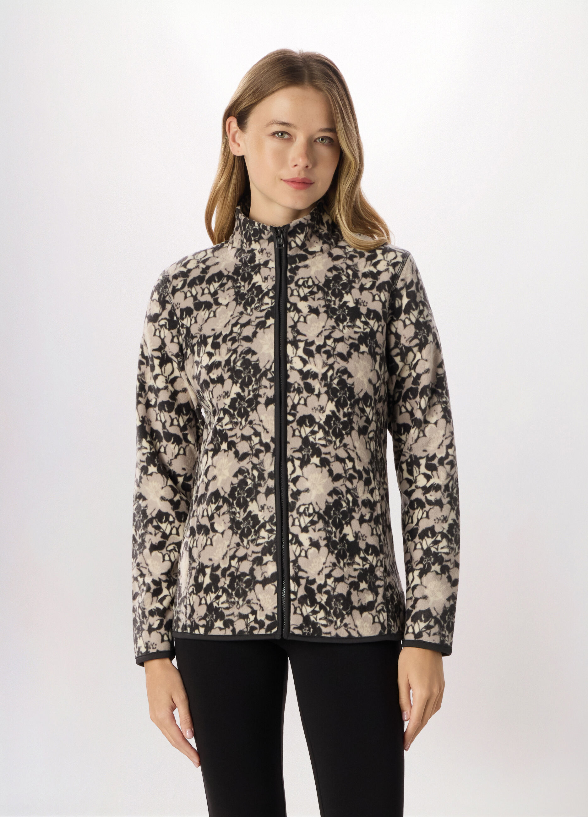 Felpa full zip in pile donna Holistic fitness_0