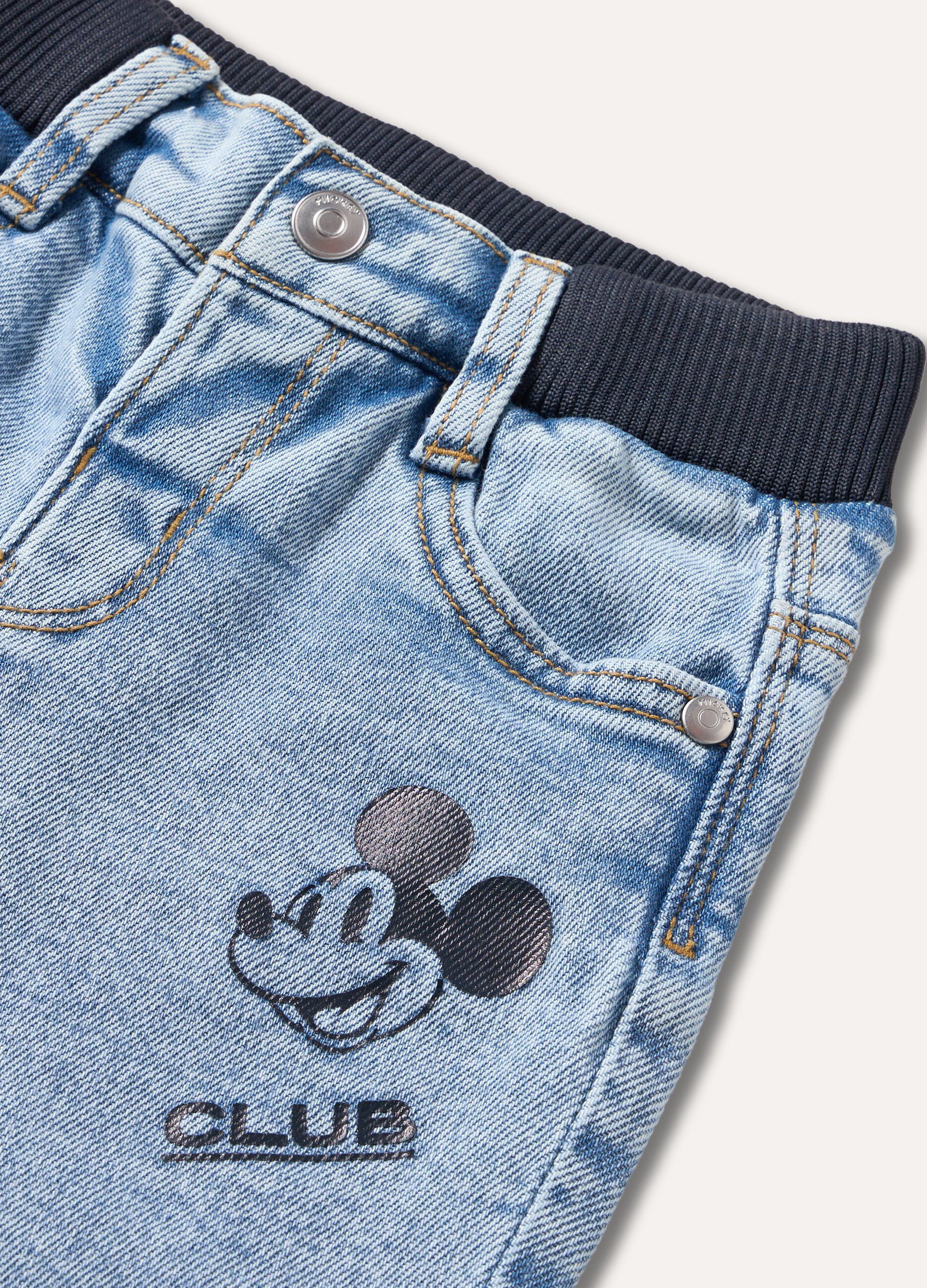 Jeans Disney con vita elasticata neonato