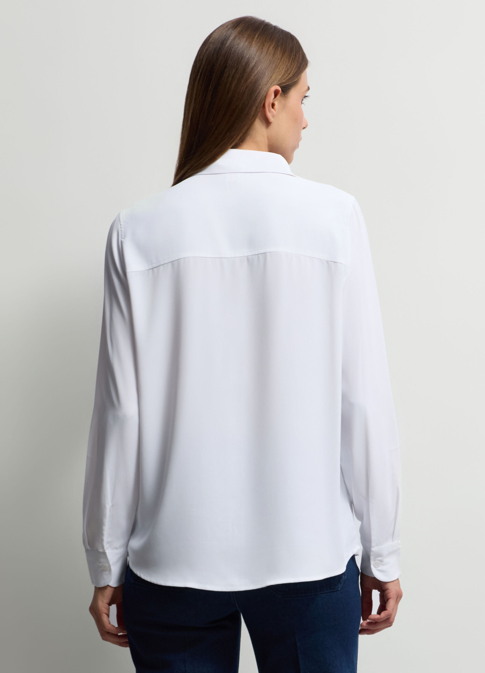 Camicia Fit Regular con colletto alla francese donna_1
