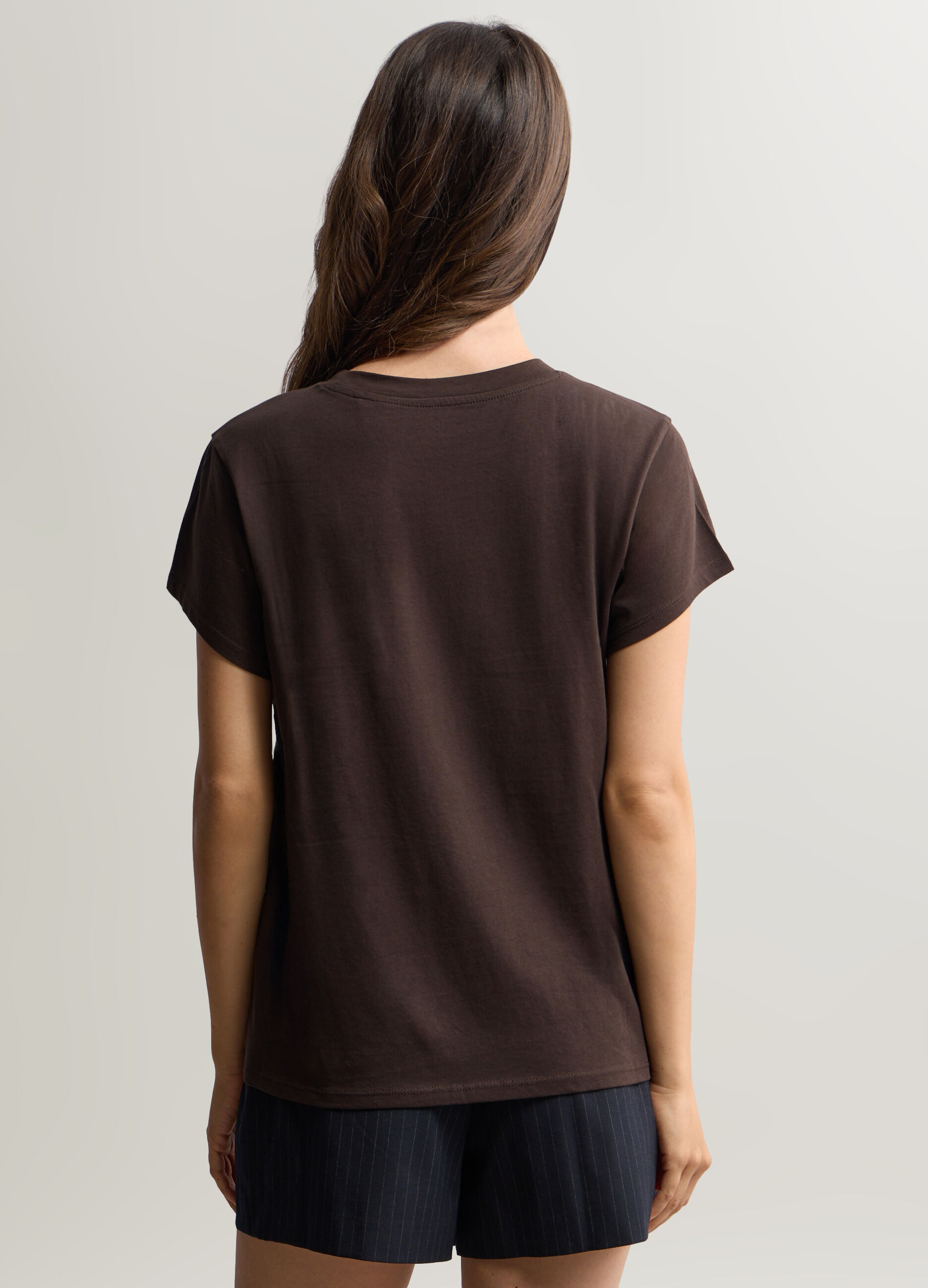 T-shirt girocollo donna_1