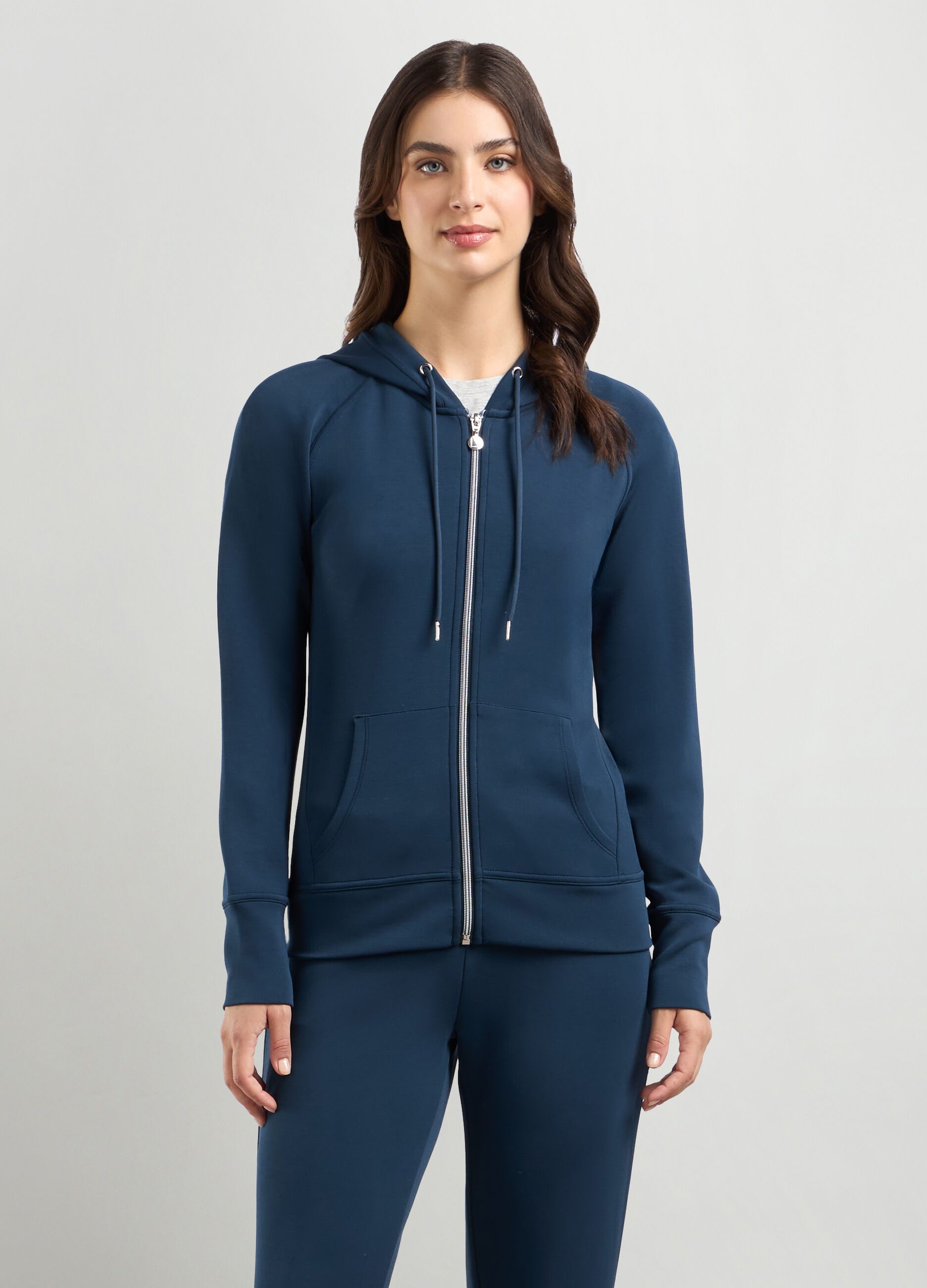 Felpa in misto modal donna_0