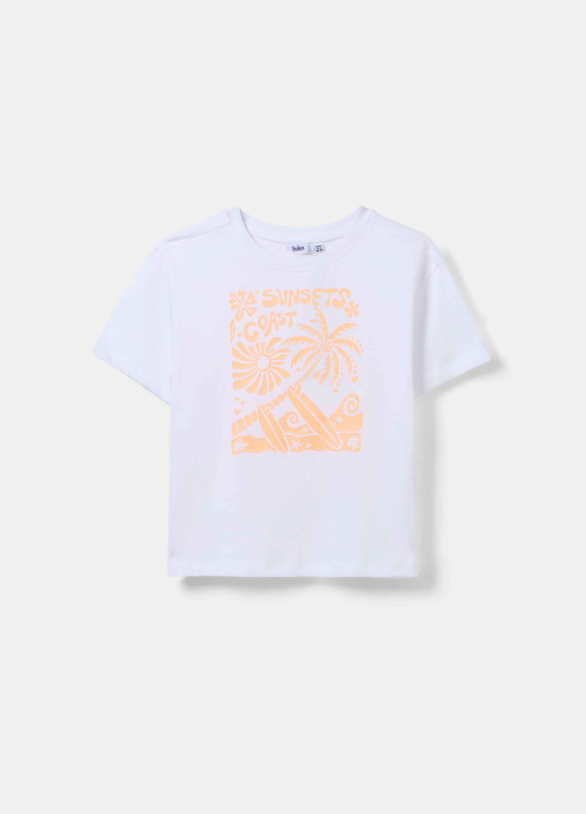 T-shirt girocollo ragazza_0