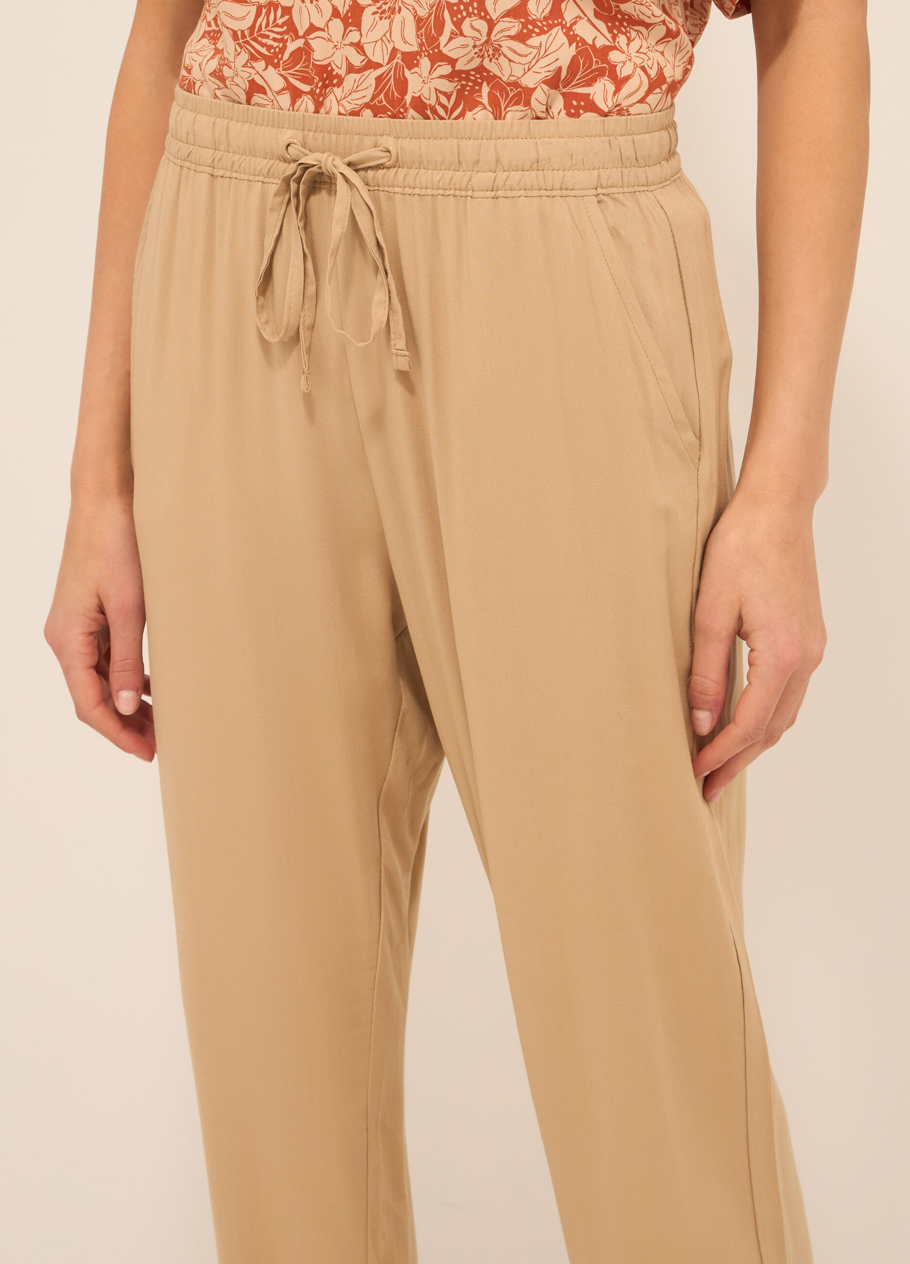 Pantaloni in pura viscosa donna_2