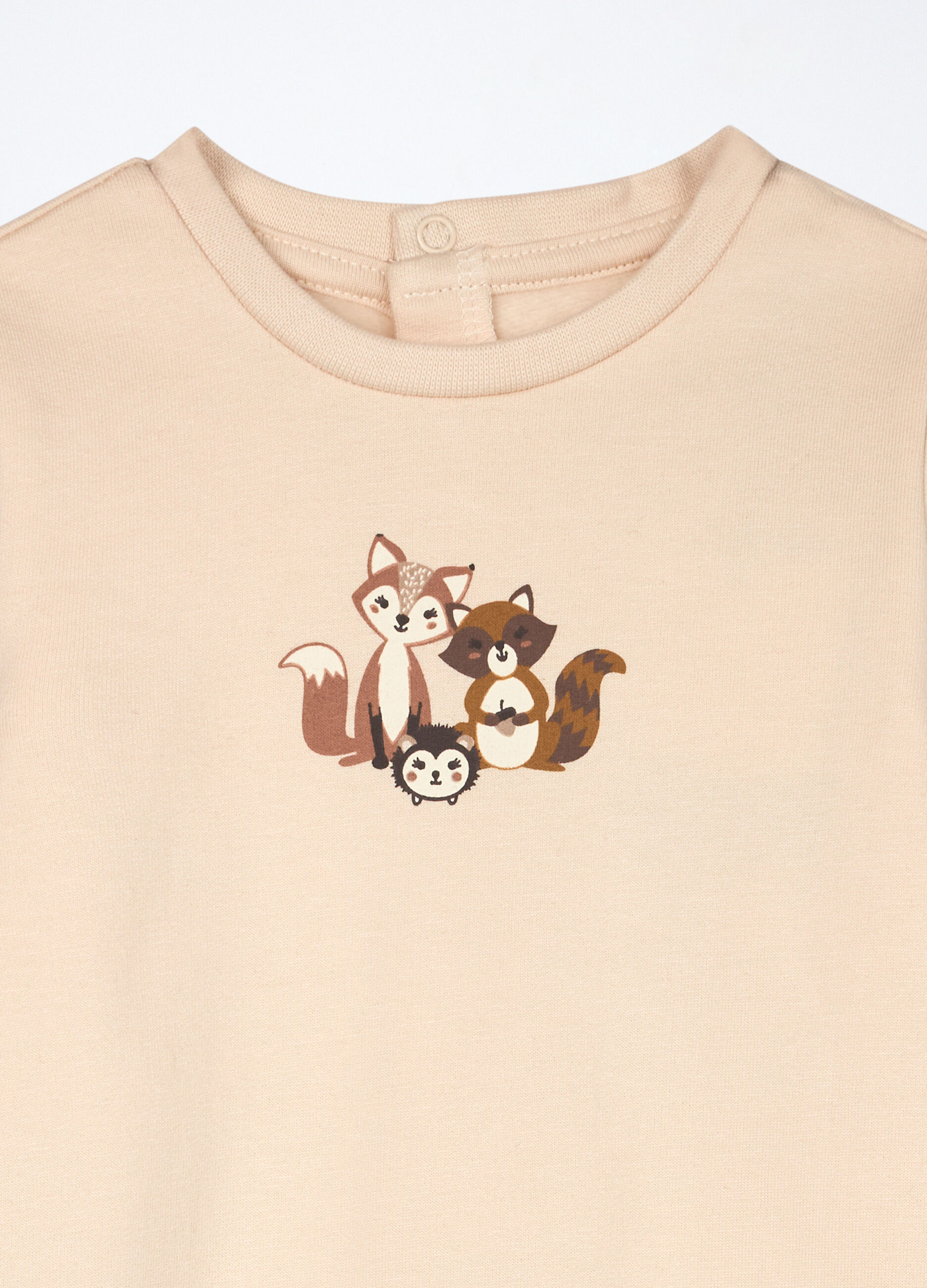 Pack 2 tutine pigiama in puro cotone fleece neonato_2