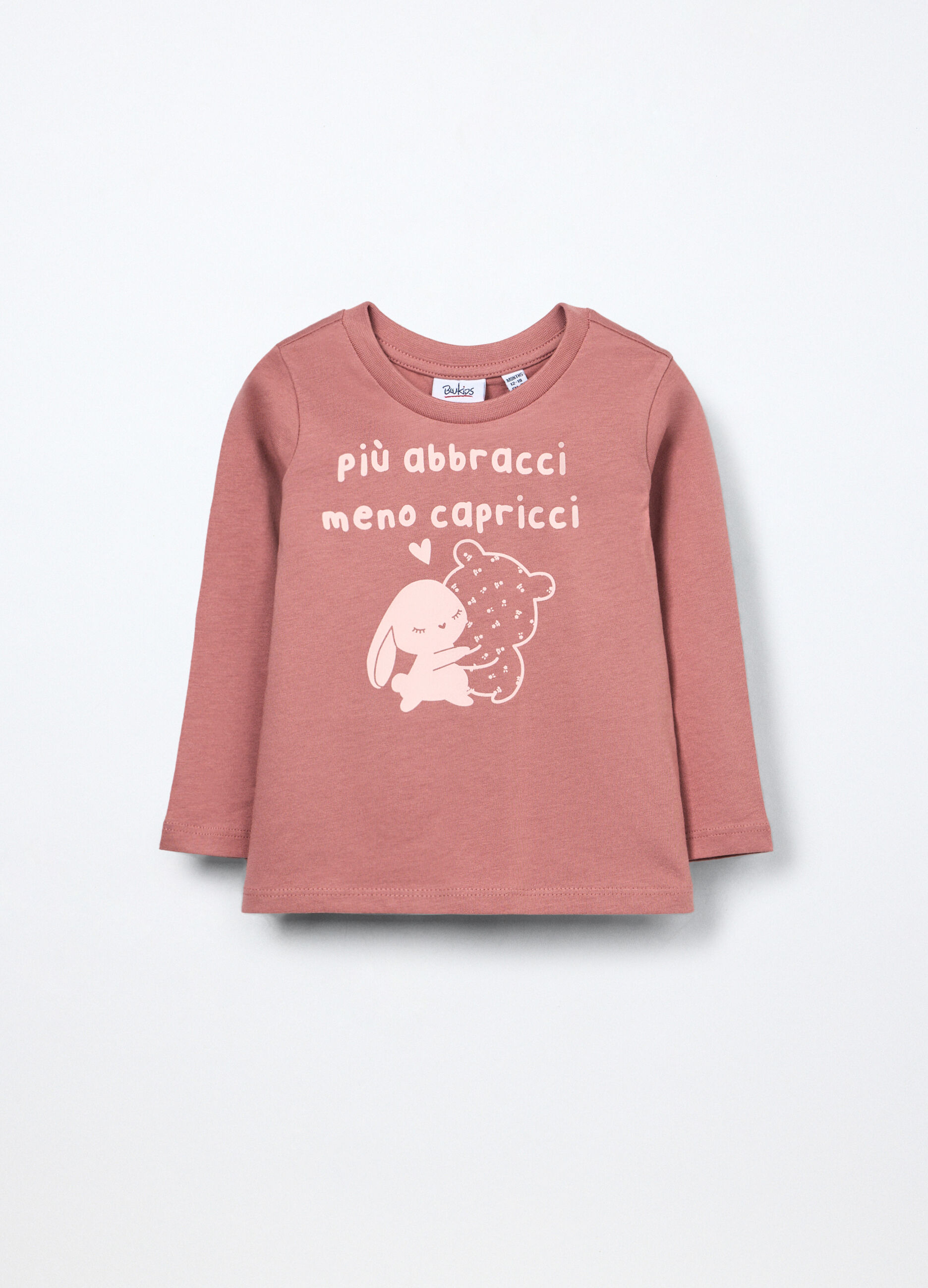 T-shirt in jersey di puro cotone neonata_0