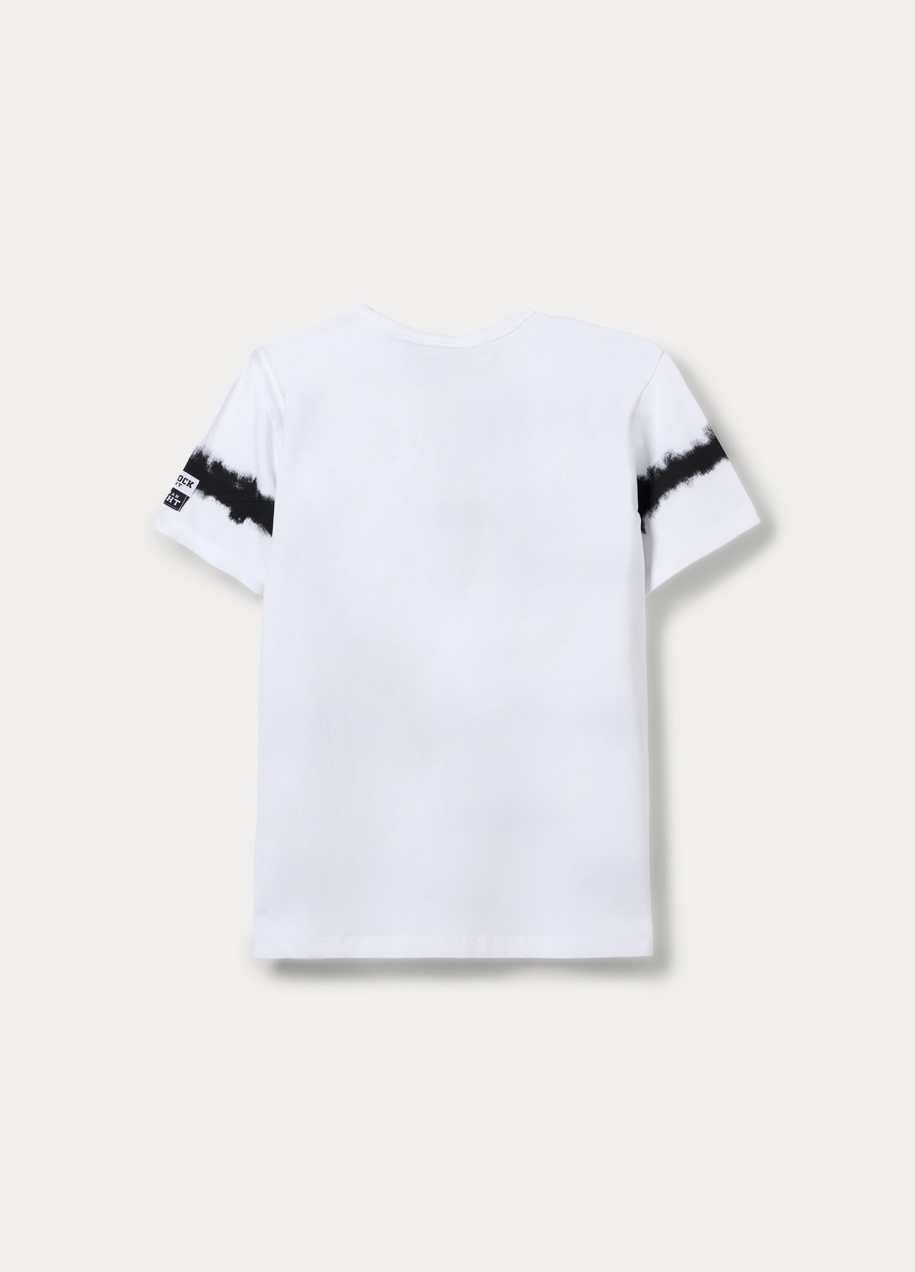 T-shirt girocollo in jersey di cotone stretch ragazzo_1