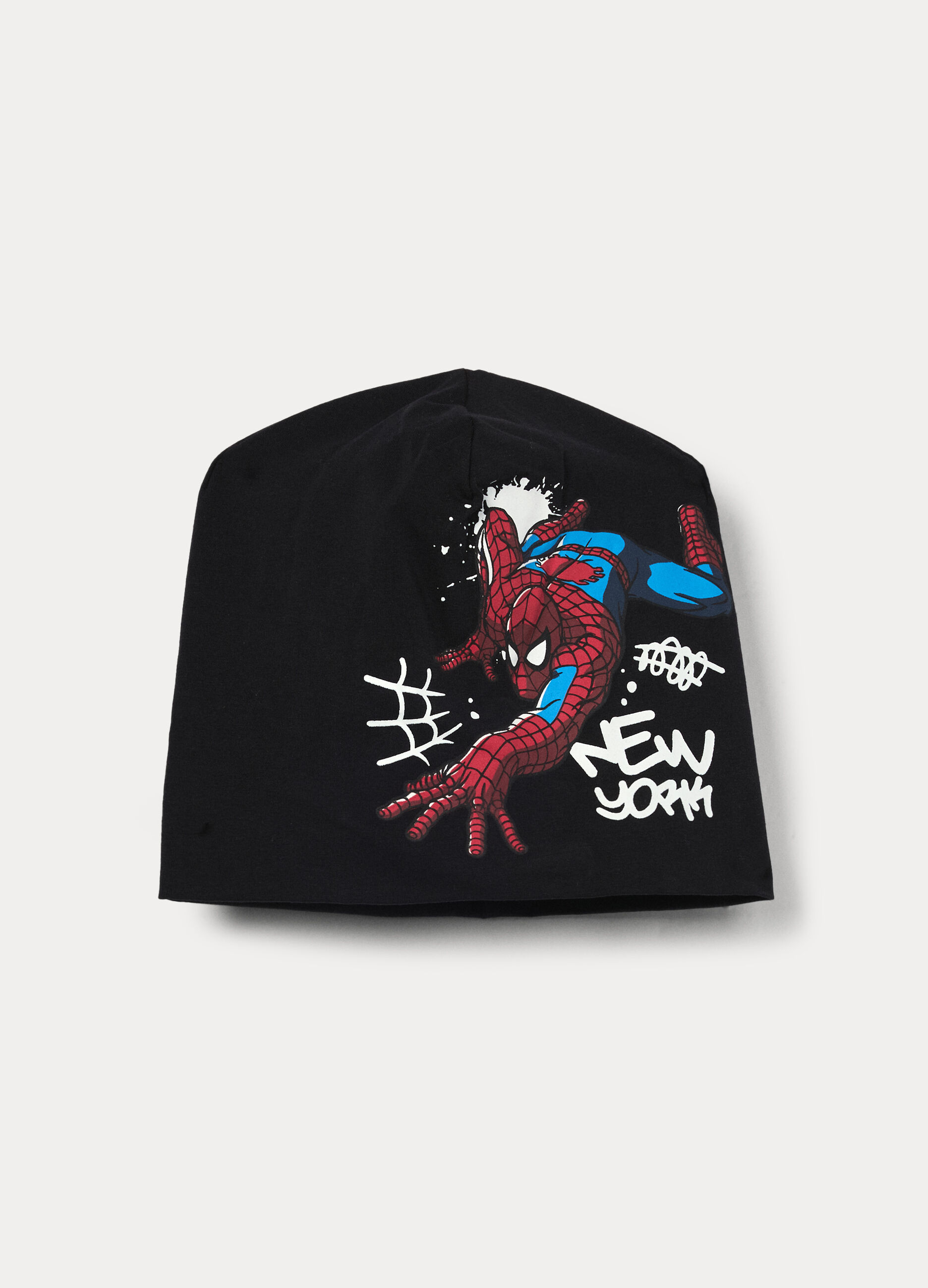 Berretto Spider-Man in french terry stretch_0