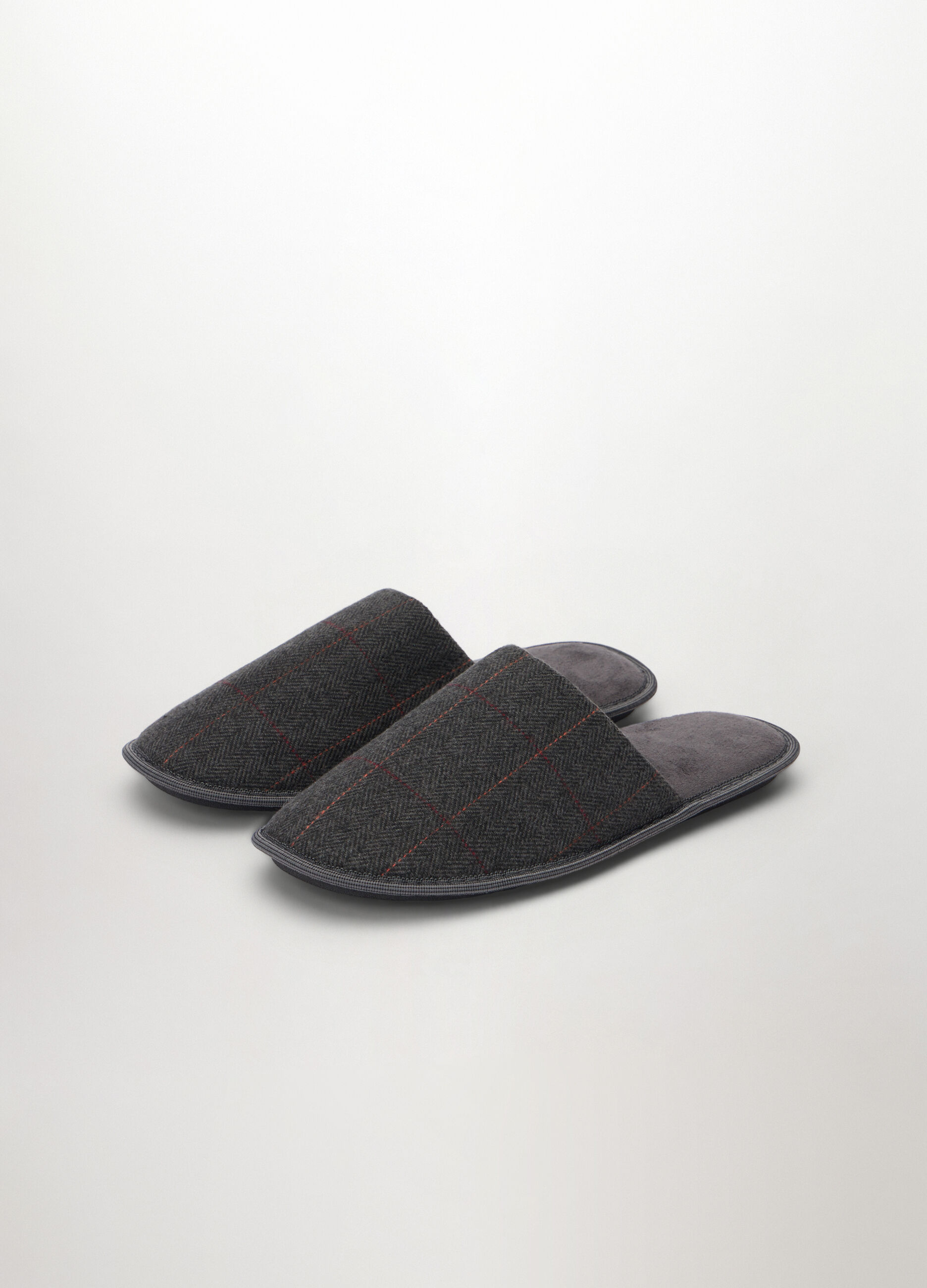 Pantofole con motivo chevron uomo_1