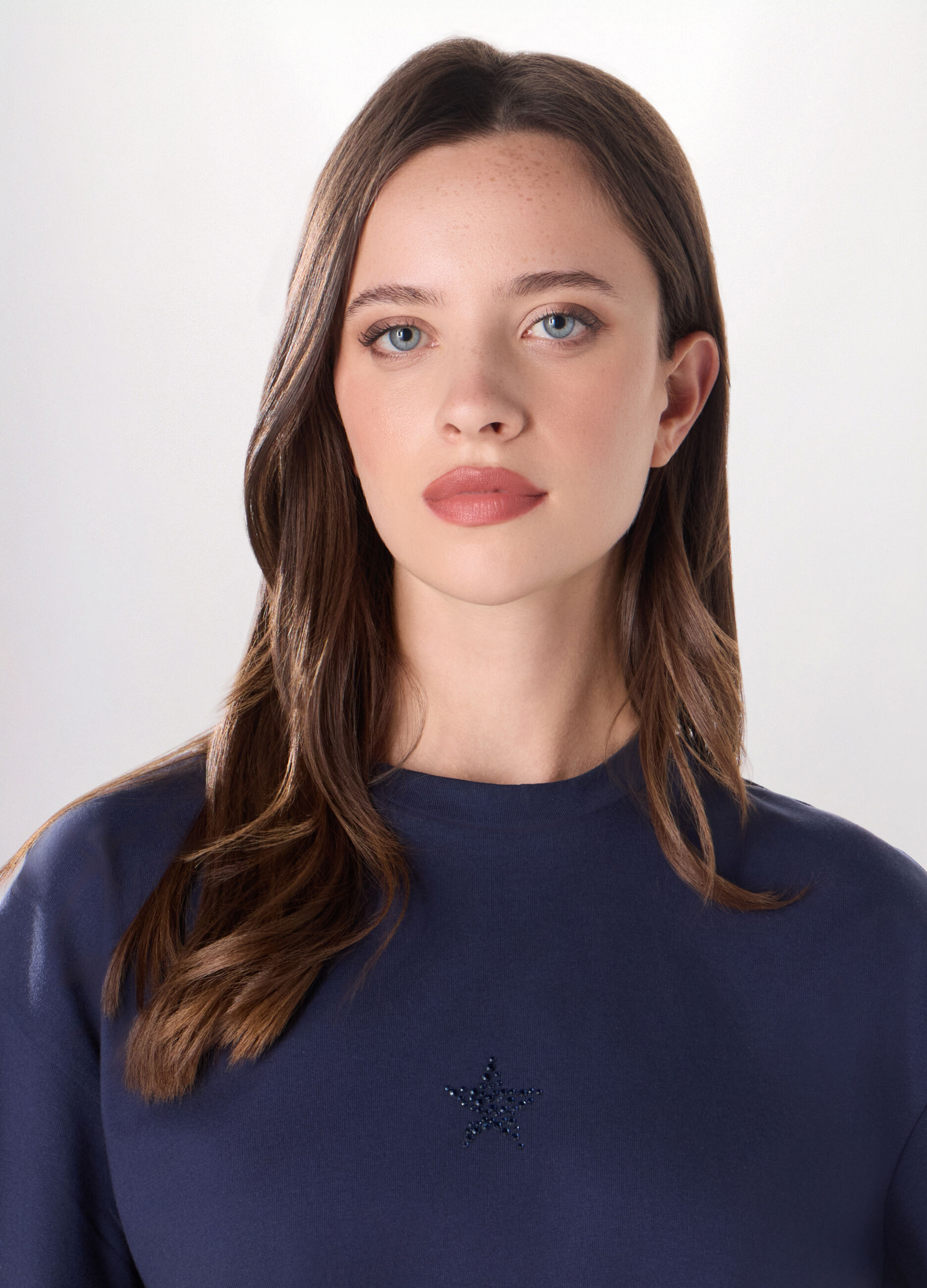 T-shirt in jersey di puro cotone donna_2