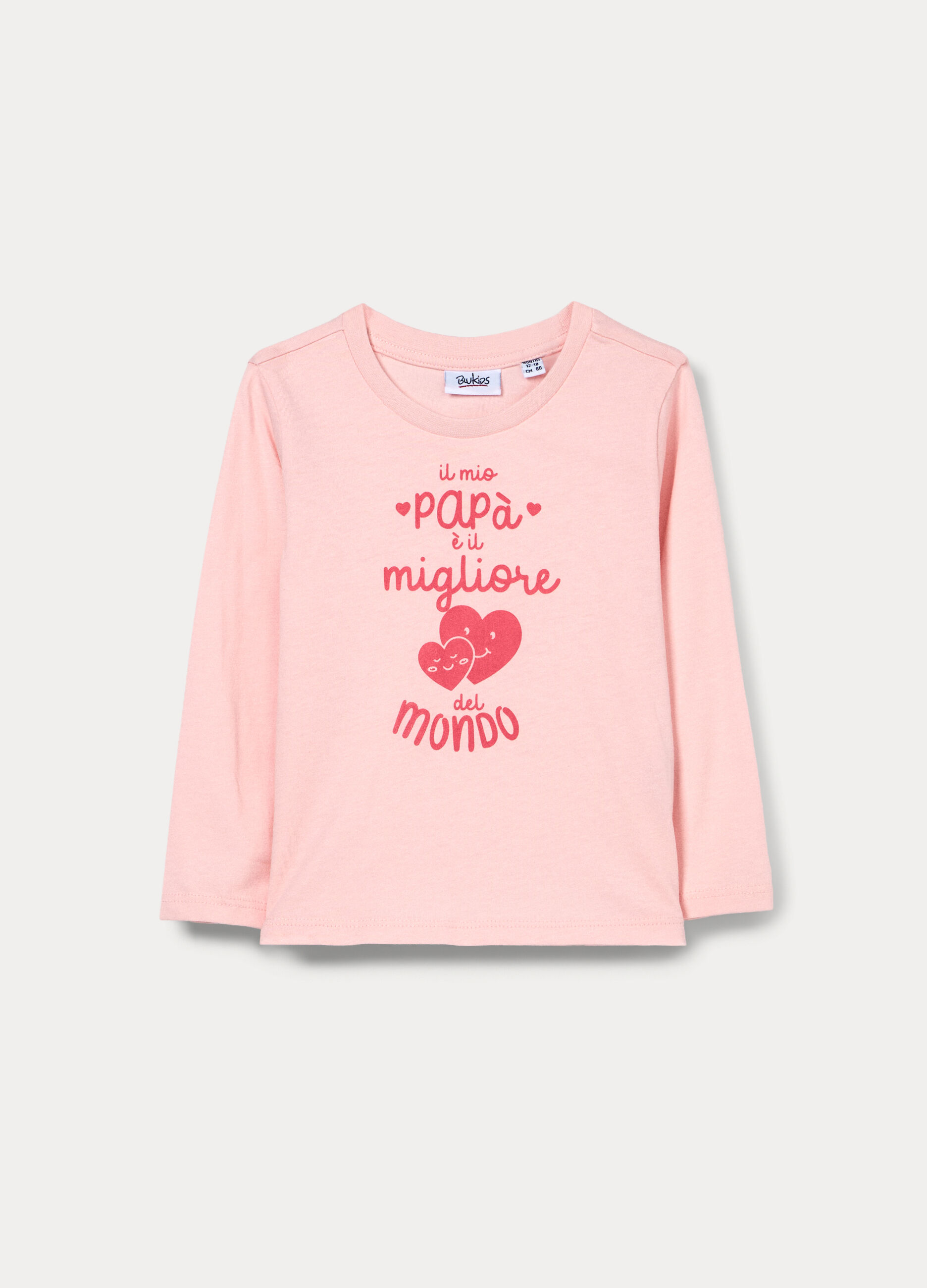 T-shirt in jersey di puro cotone bimba_0