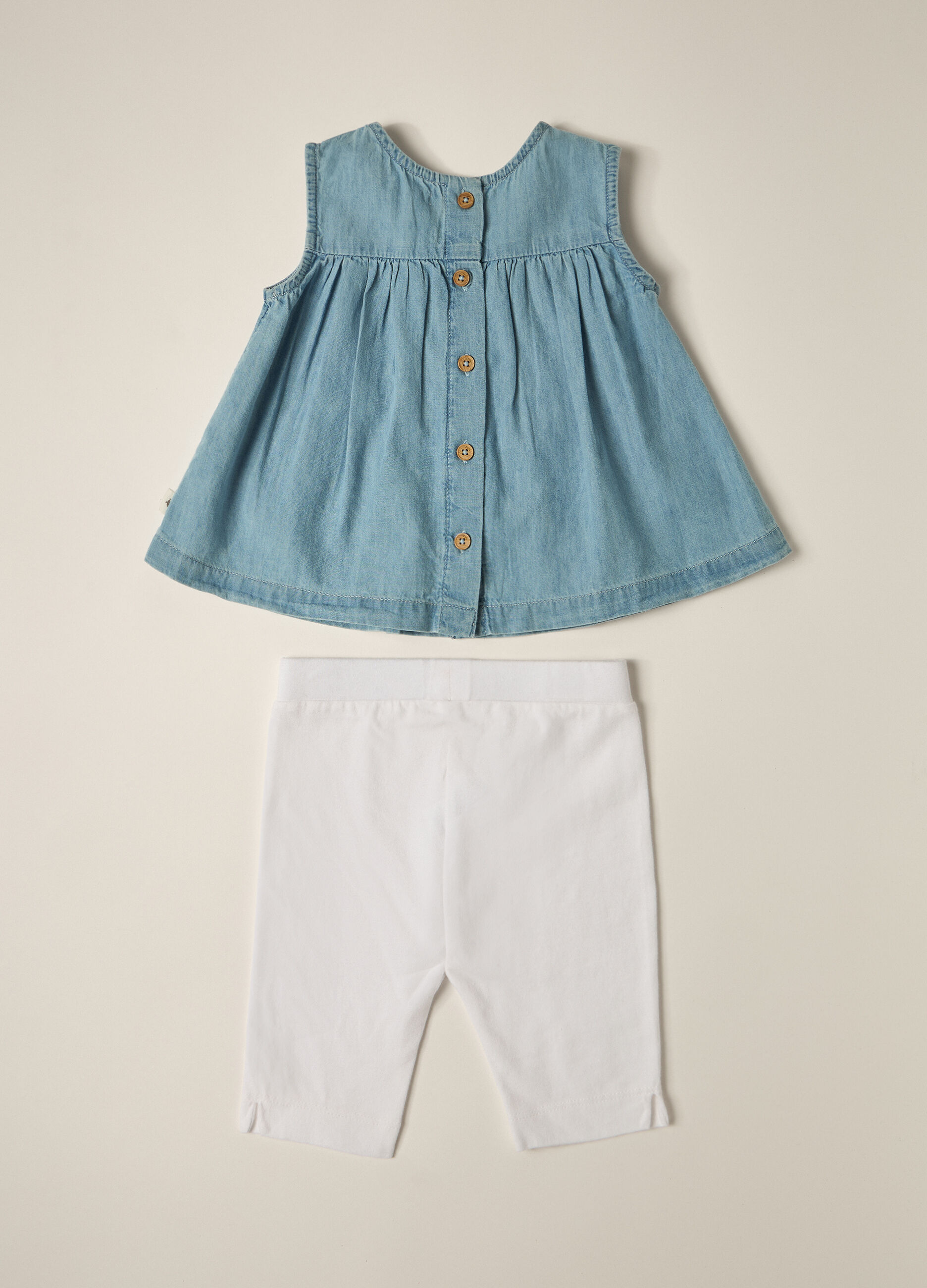Jogging set in puro cotone IANA neonata