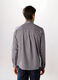 Camicia regular button-down a quadretti uomo_1