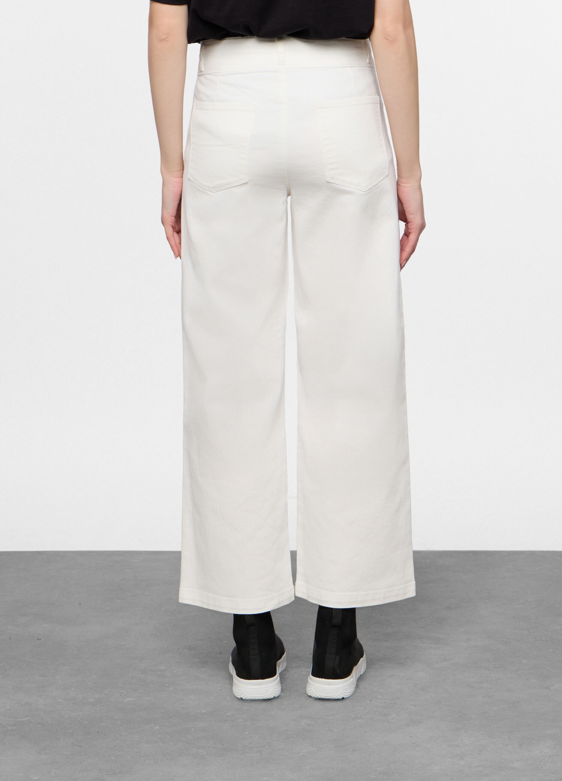 5 Tasche fit Culotte in cotone stretch donna_2