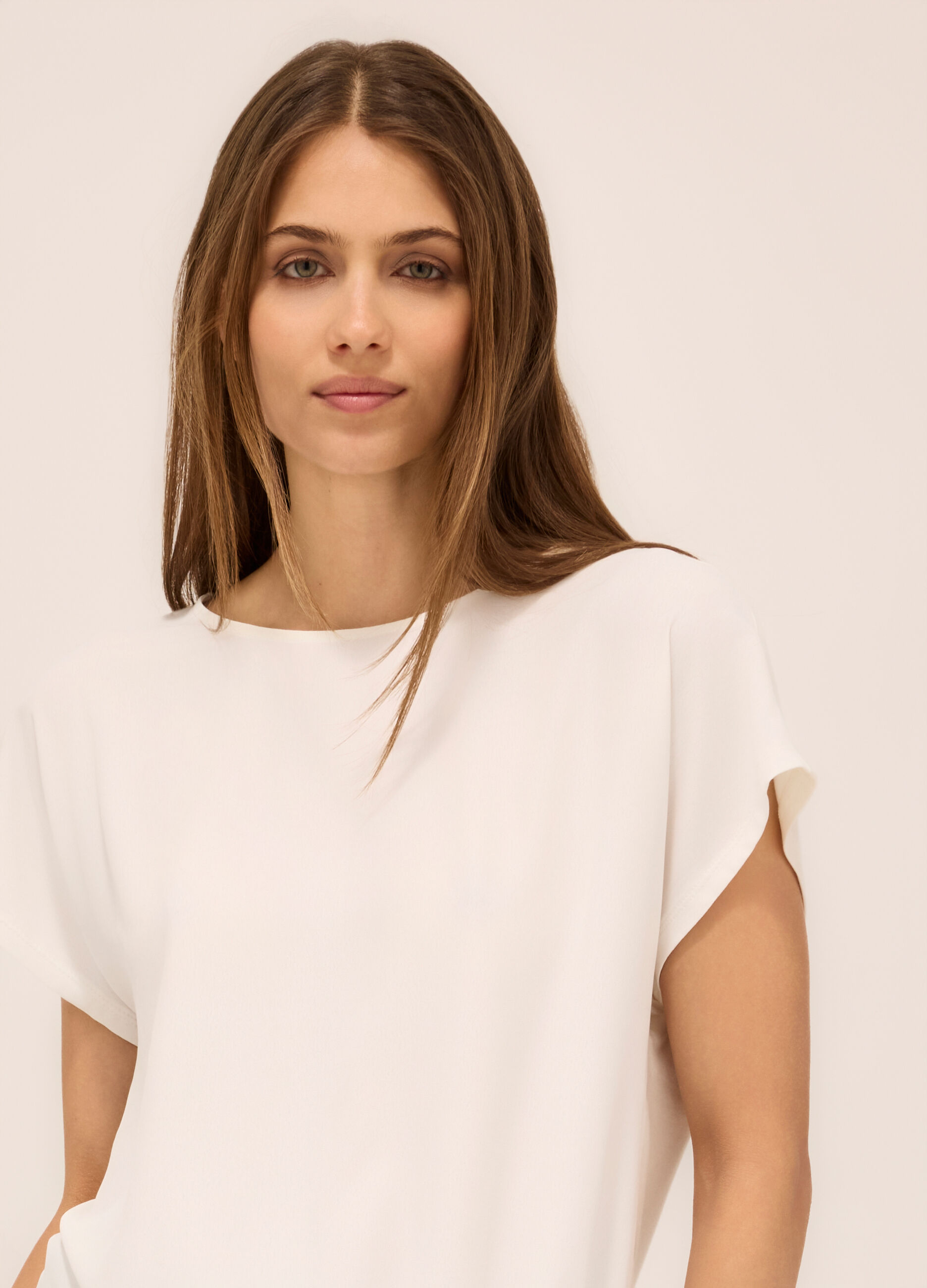 T-shirt in misto viscosa donna_2