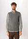 Gilet in maglia rasata uomo_0