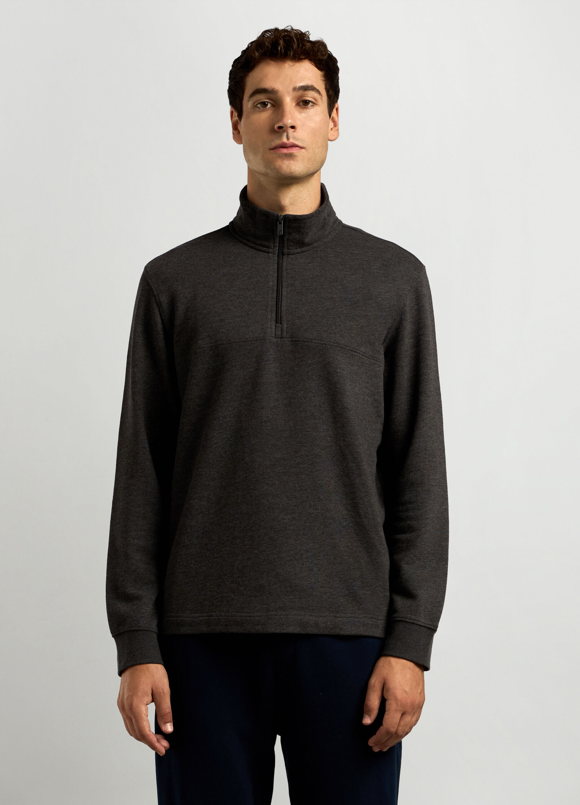 Felpa a collo alto uomo_0