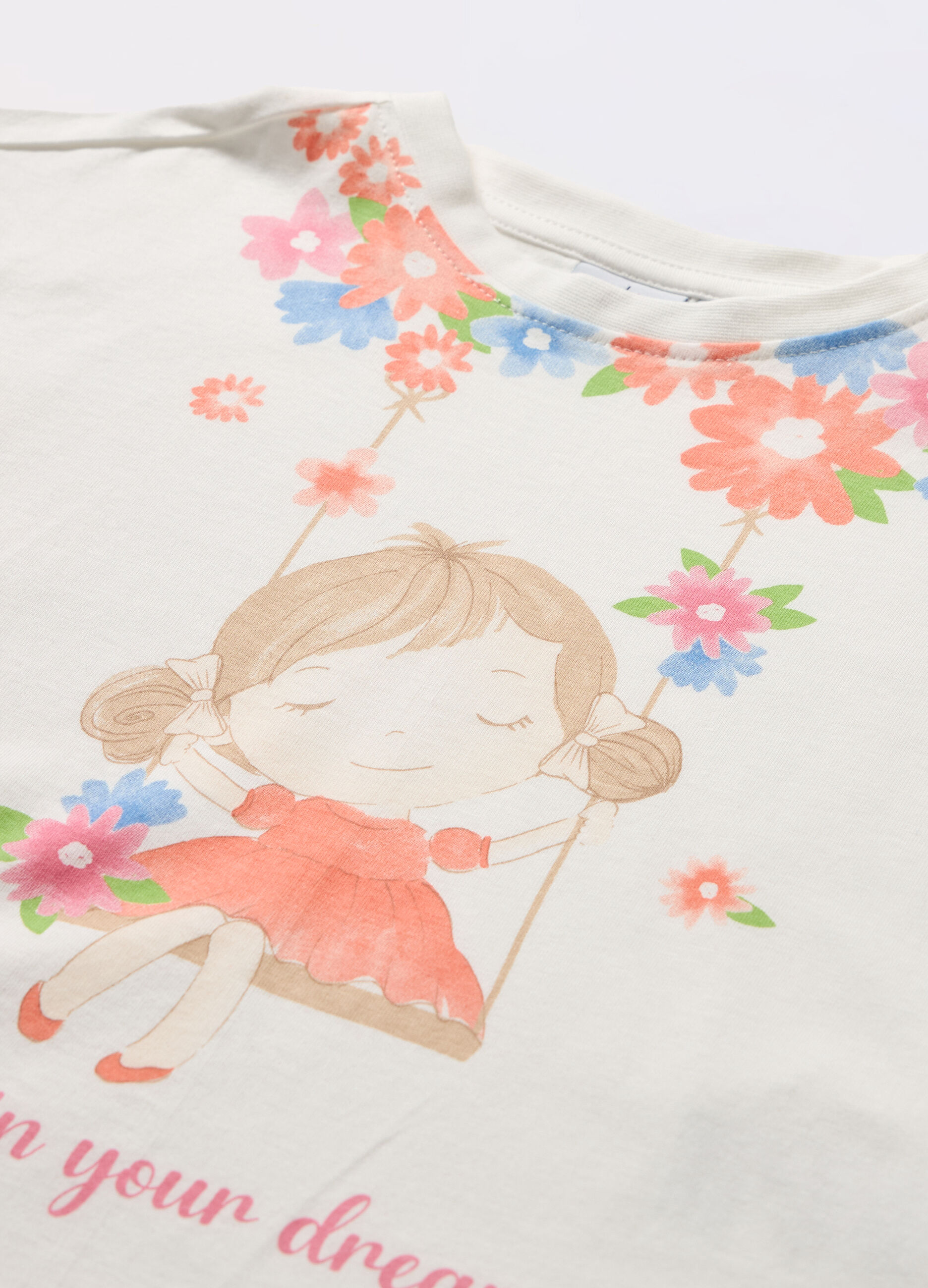 T-shirt in jersey di puro cotone neonata_1