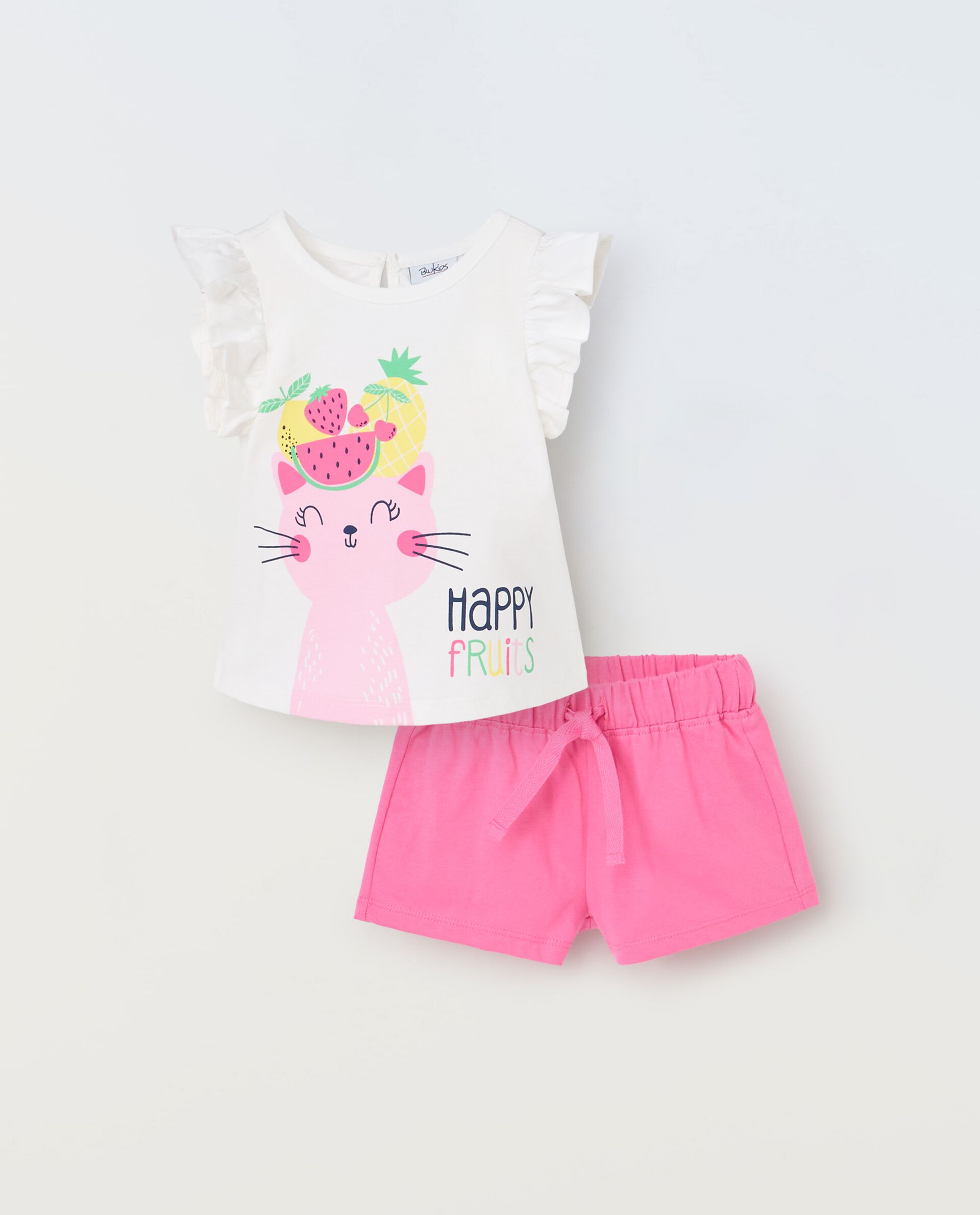 Jogging set in puro cotone neonata_0