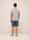 Pigiama corto in puro cotone uomo_1